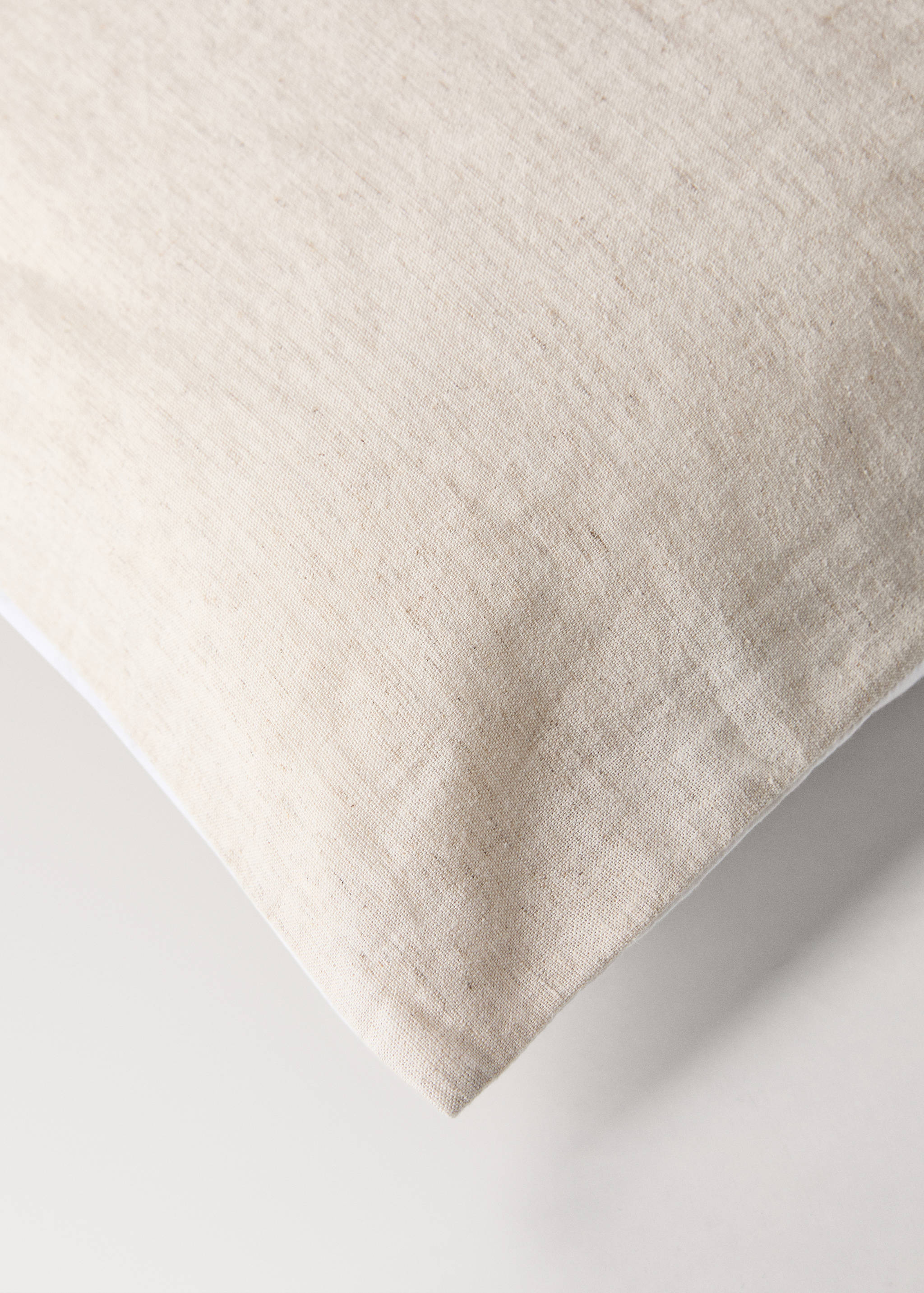 Children's cotton-linen duvet cover with embroidered hedgehogs for 90 cm bed - Details of the article 3