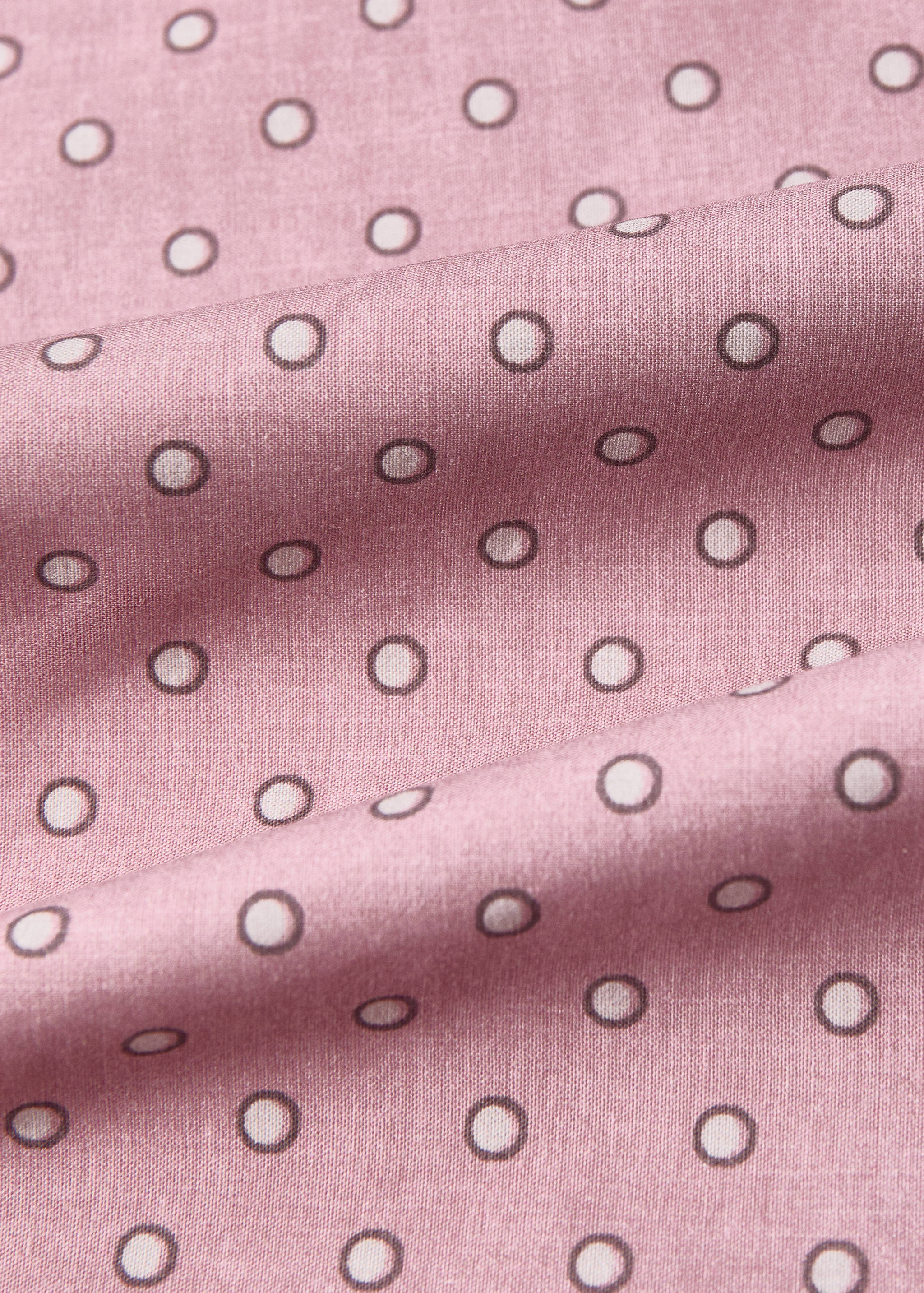 Reversible cotton polka-dot duvet cover for 90 cm bed - Details of the article 2