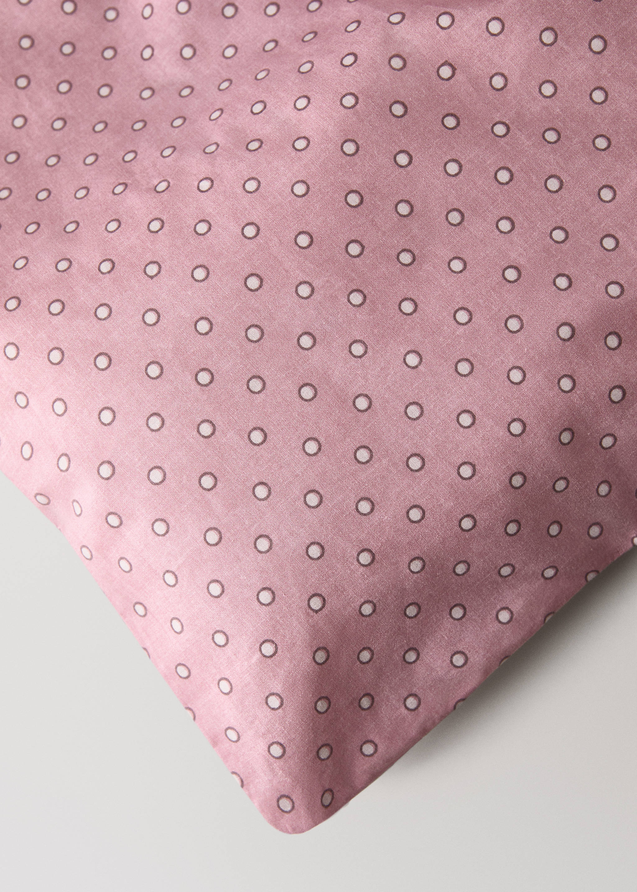 Reversible cotton polka-dot duvet cover for 90 cm bed - Details of the article 3