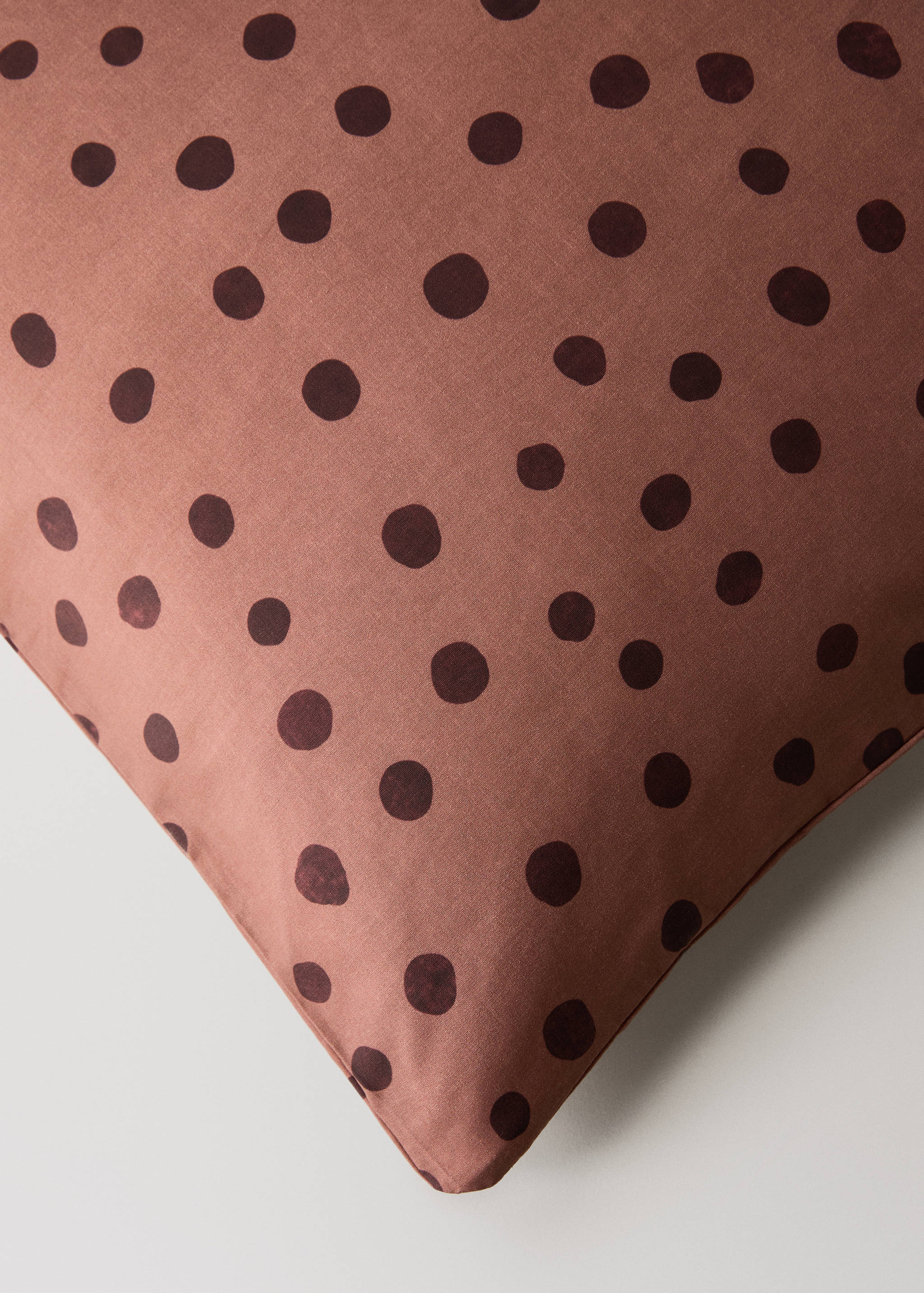 Housse de couette percale de coton 200 fils imprimé pois lit 90 cm - Détail de l'article 3