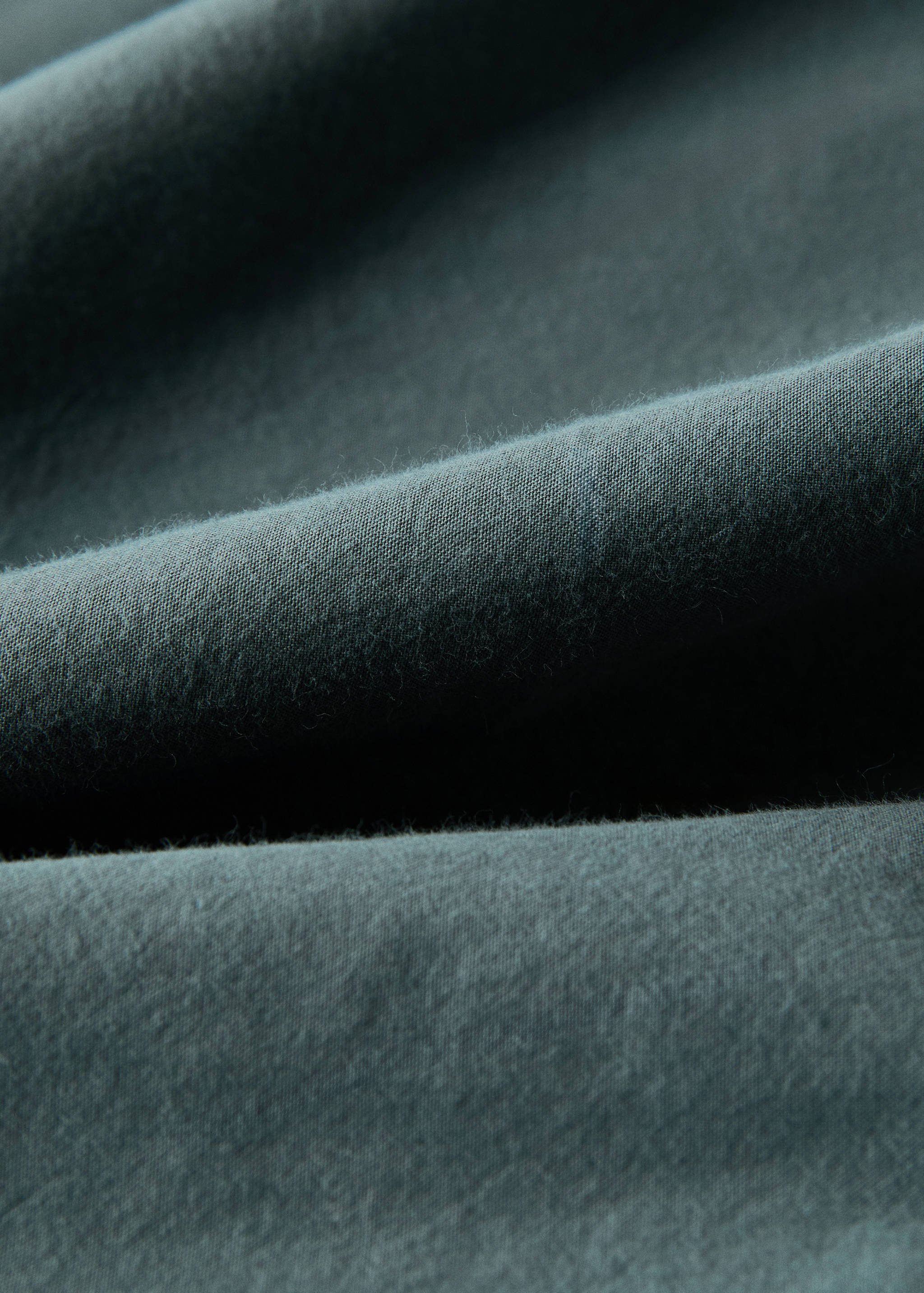 Washed-cotton duvet cover Single bed - Details of the article 2