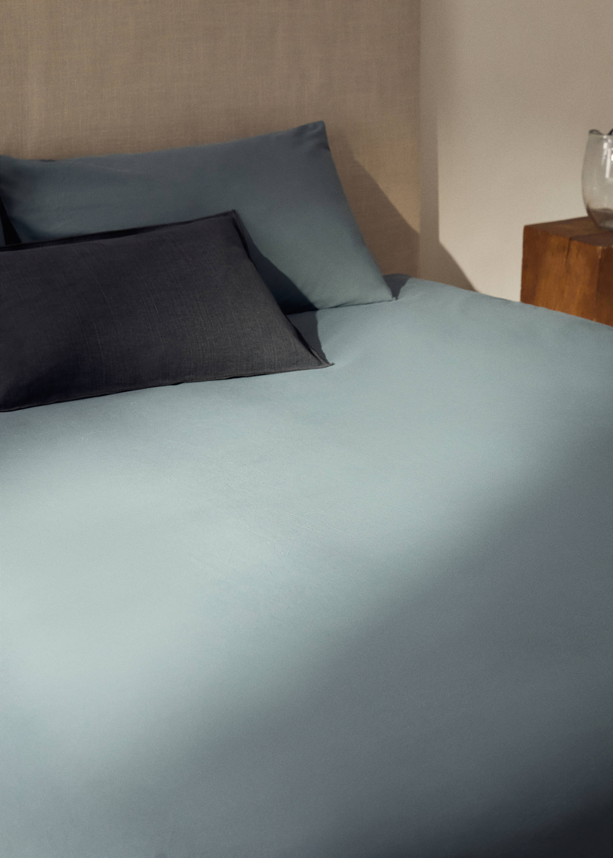 Washed-cotton duvet cover for 135/140 cm bed - Details of the article 7