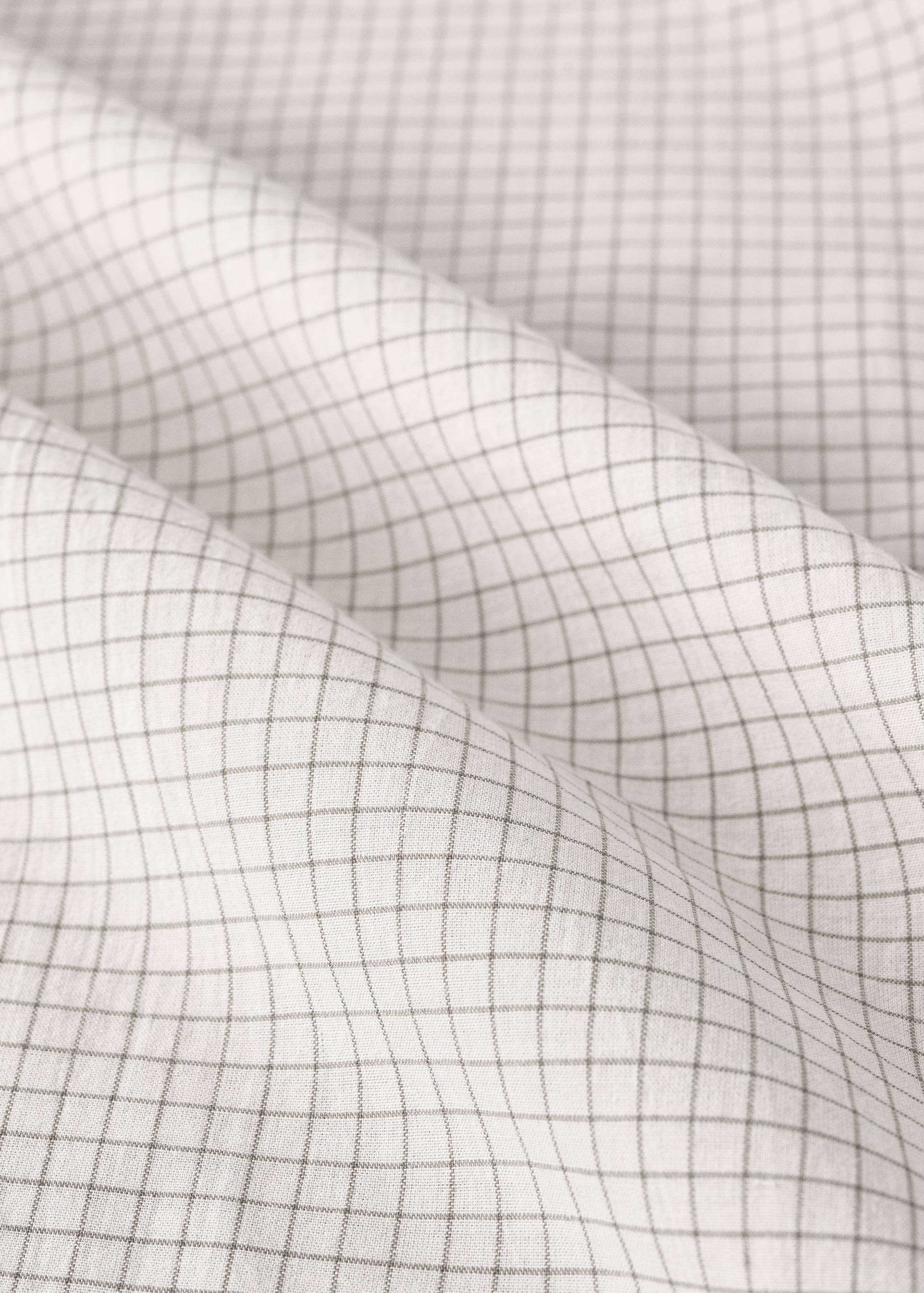 Children's duvet cover in yarn-dyed cotton with mini-check pattern for 90 cm bed - Details of the article 1