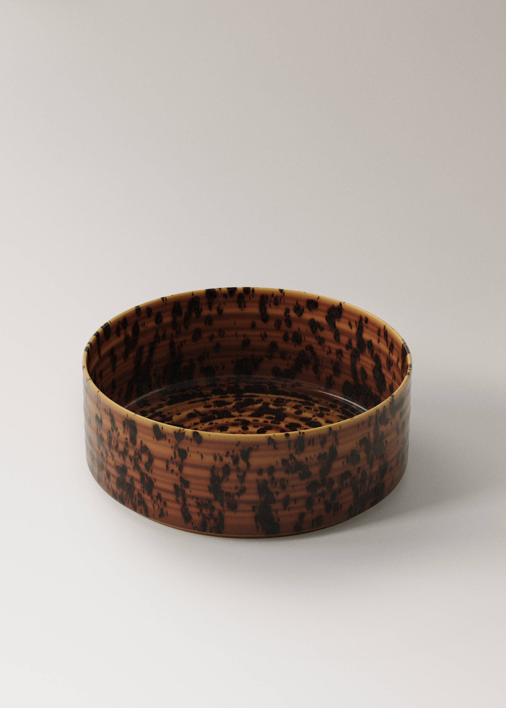 Small reactive stoneware bowl - Details of the article 1