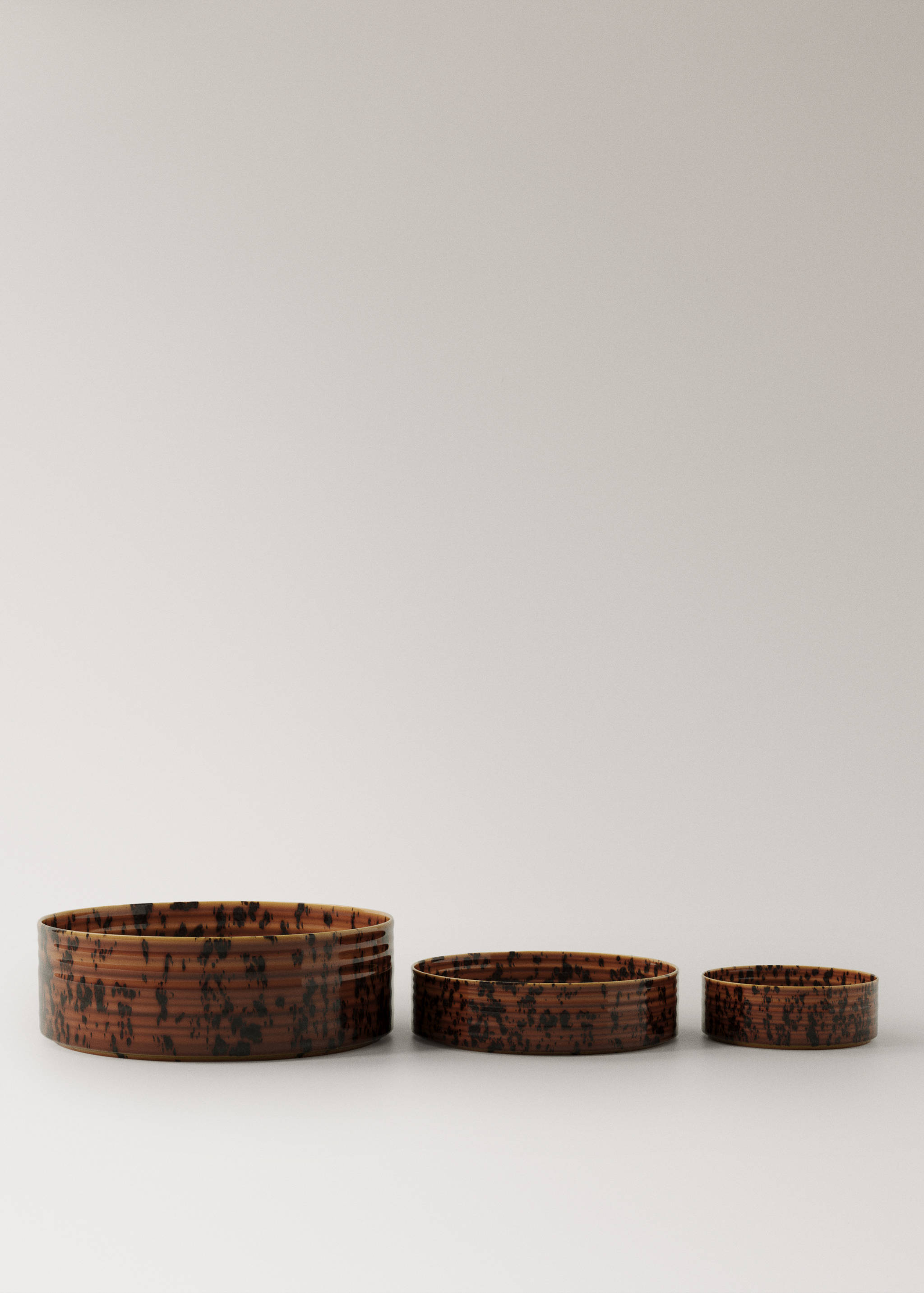 Small reactive stoneware bowl - Details of the article 4