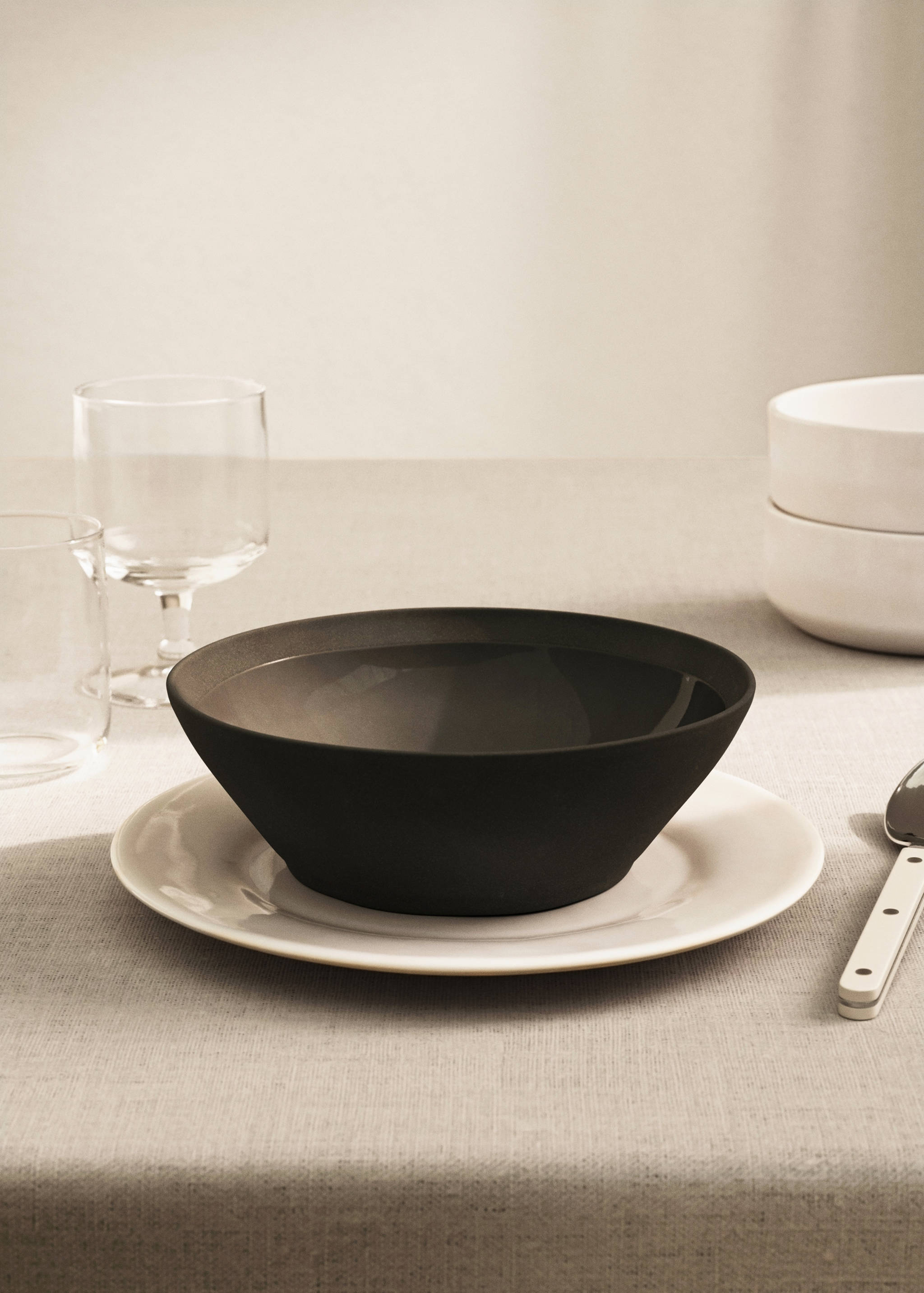 Schale aus recyceltem Gres - Allgemeine Ansicht