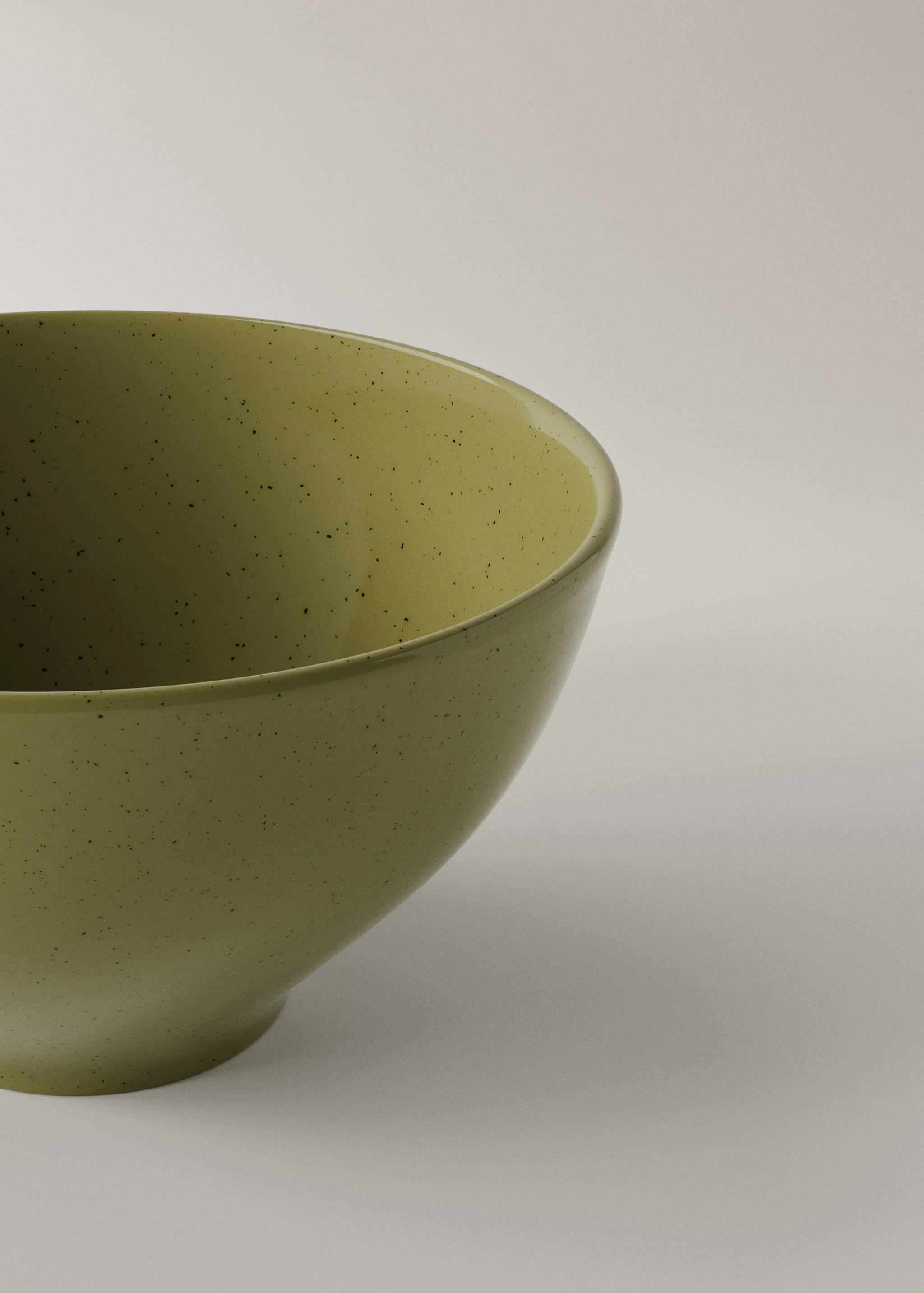 Stoneware bowl with spots - Details of the article 1