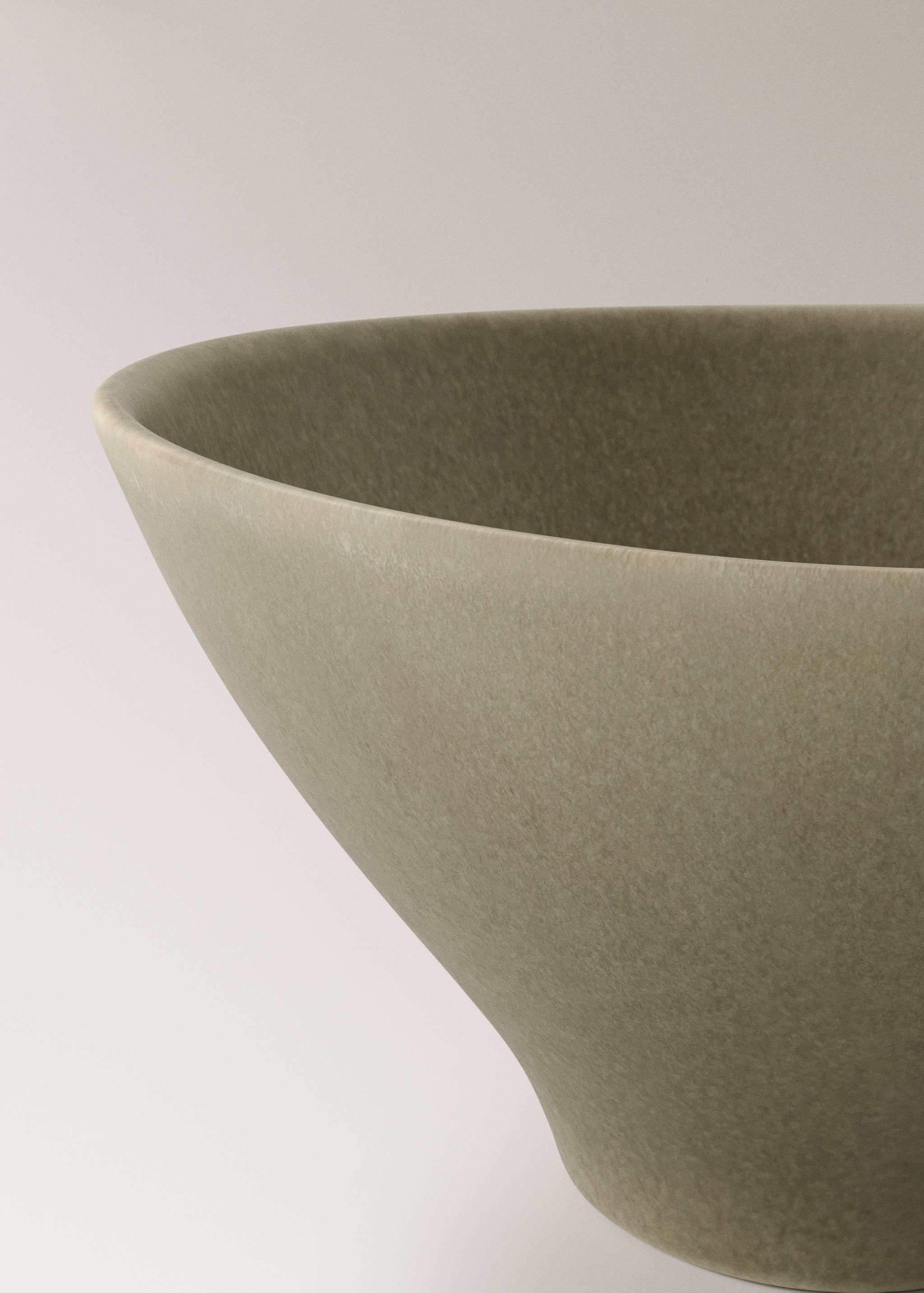 Large organic stoneware bowl - Details of the article 2