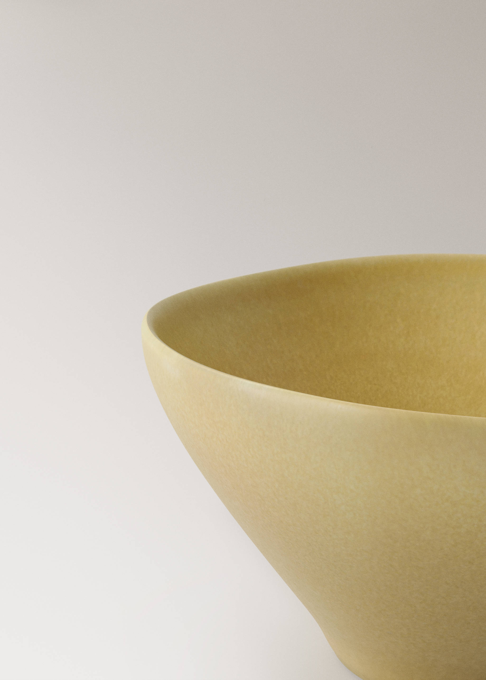 Kleine organische kom van steengoed - Detail van het artikel 1