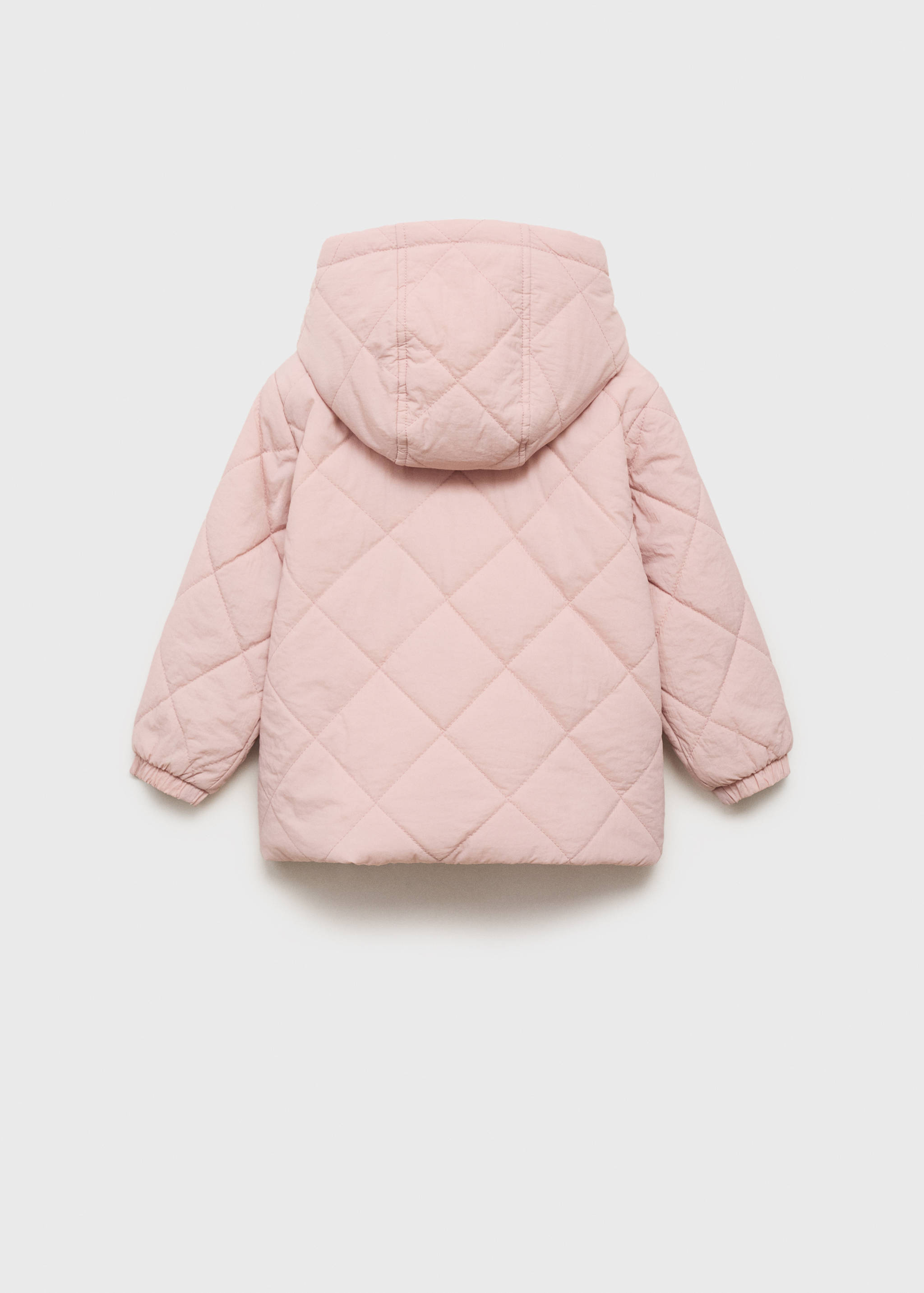 Hood puffer coat - Reverse of the article
