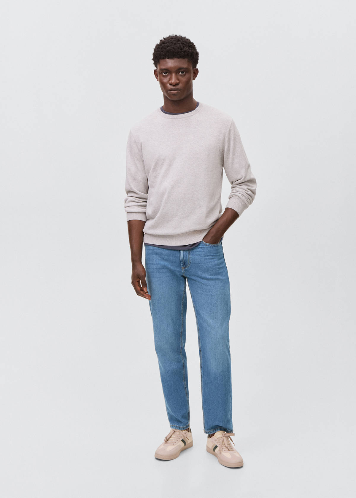 Straight fit jeans — Medium Blue