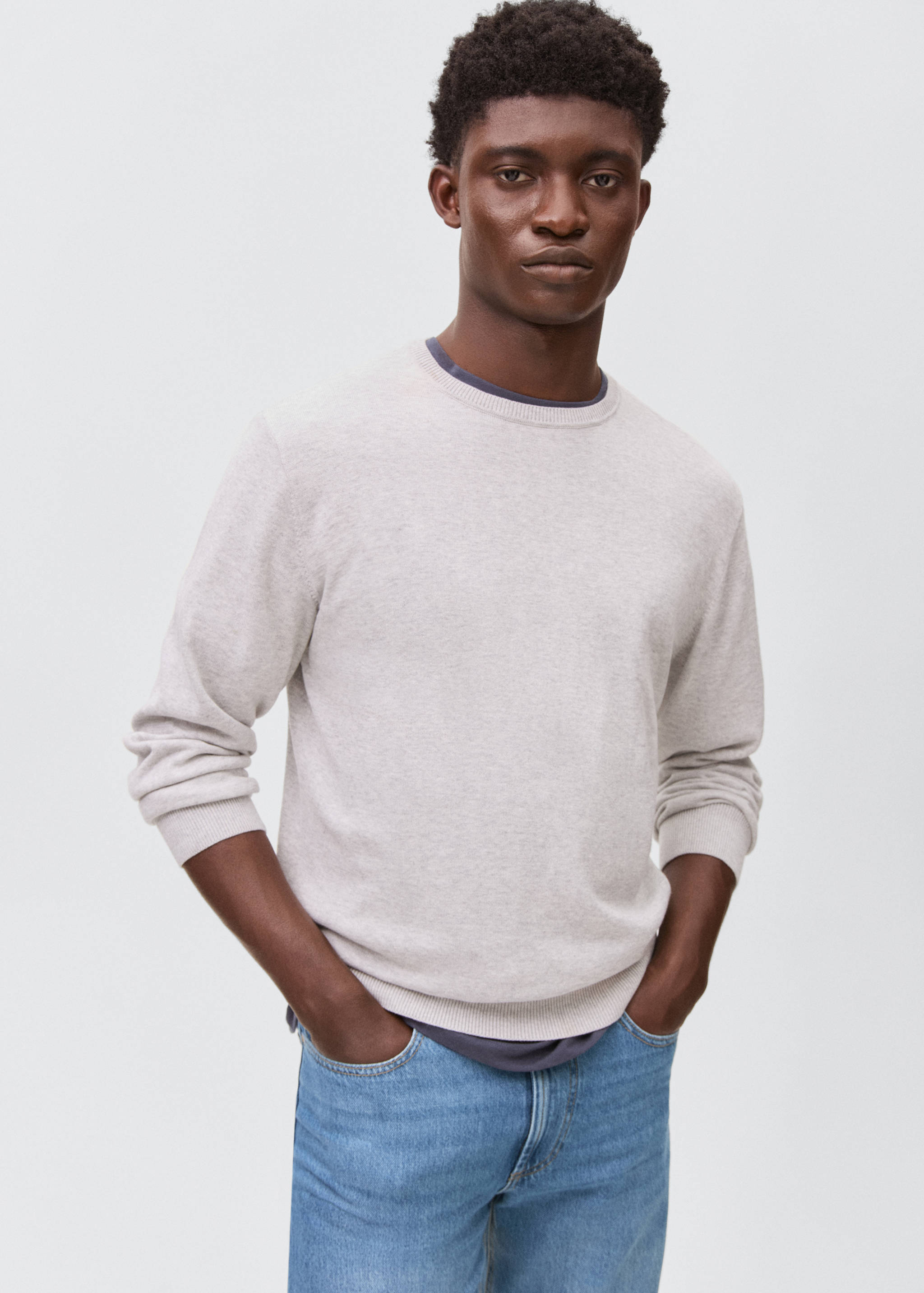 Jeans straight fit - Plano medio