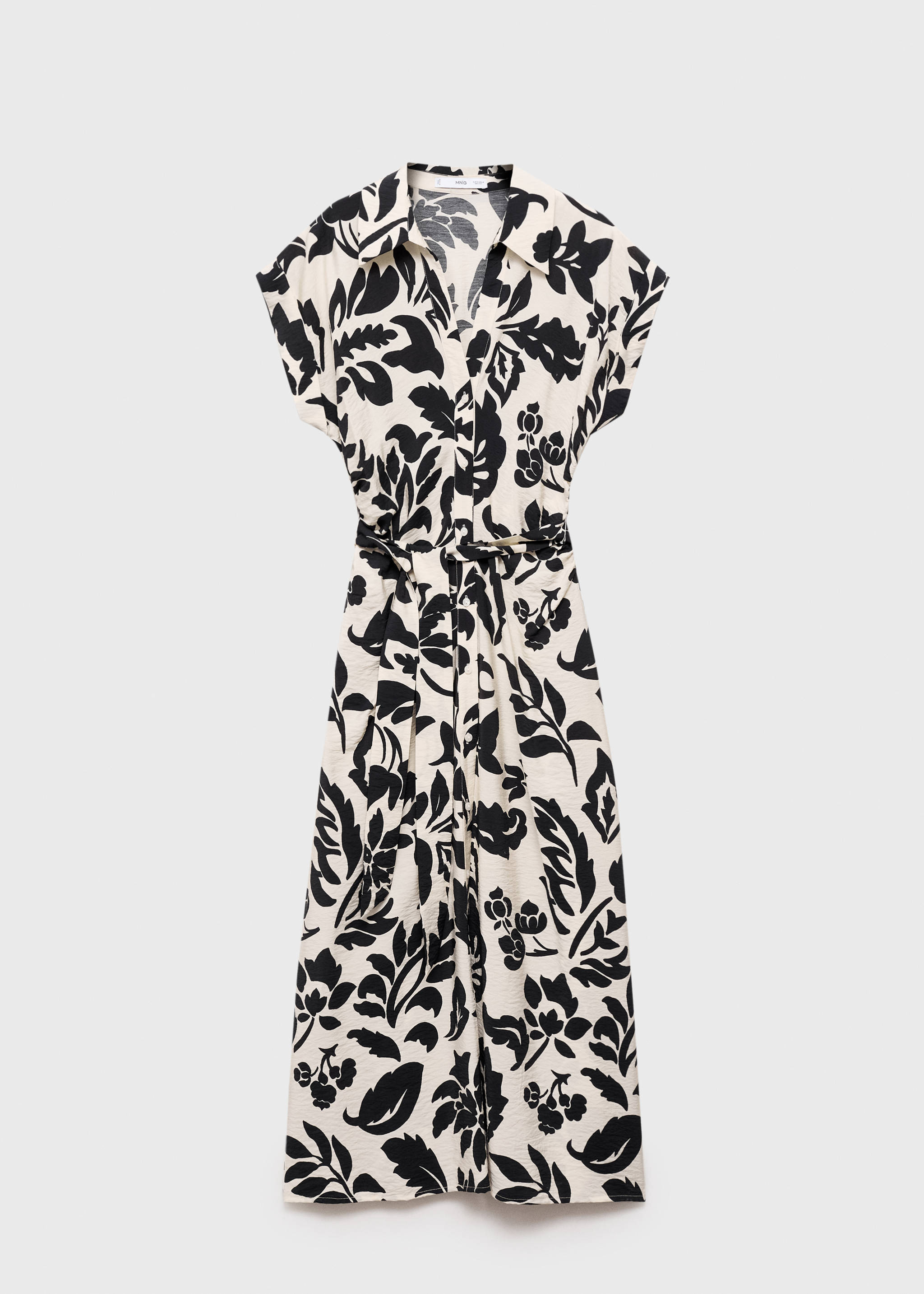 Robe chemisier imprimé floral - Article sans modèle