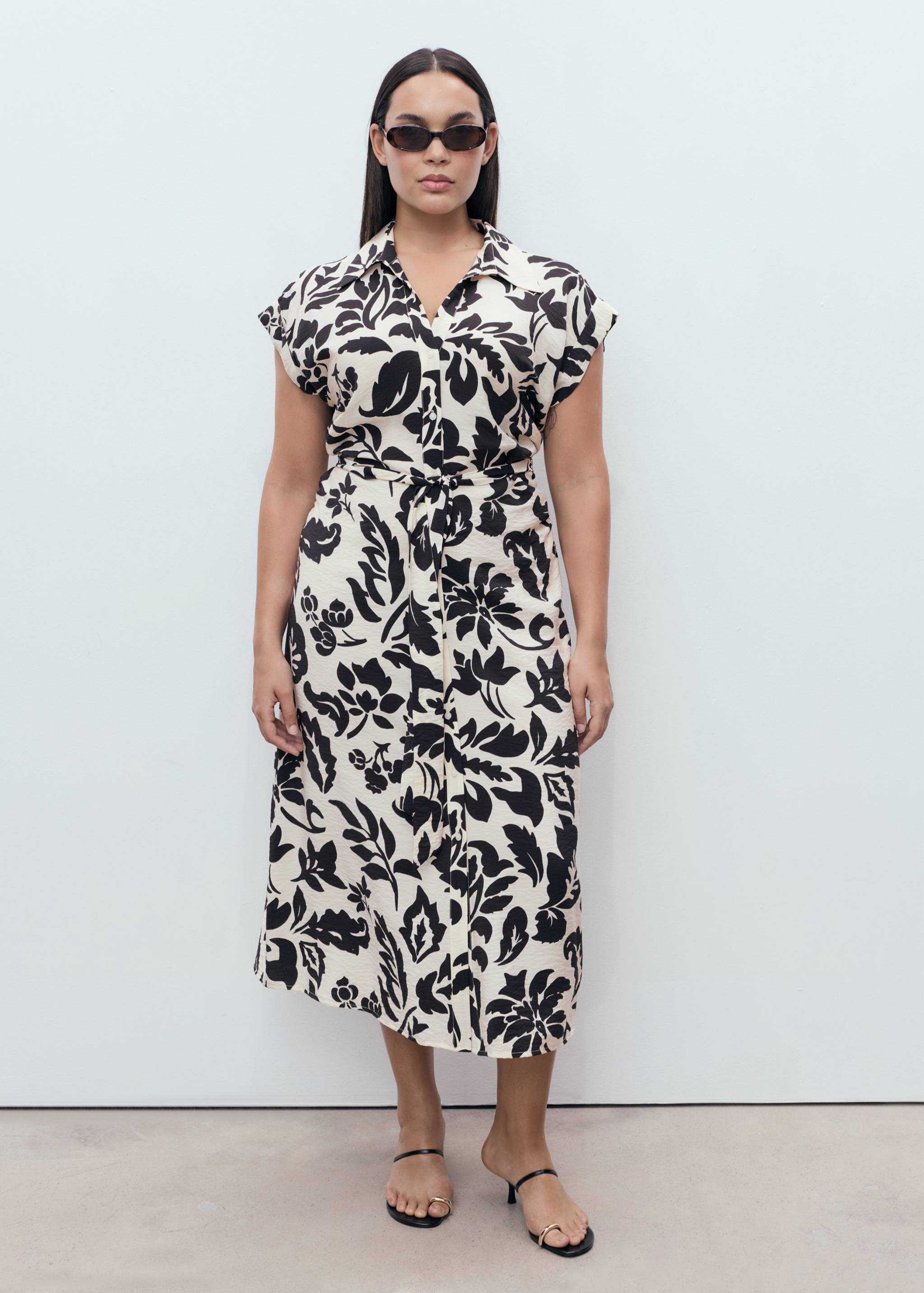 Robe chemisier imprimé floral - Détail de l'article 3