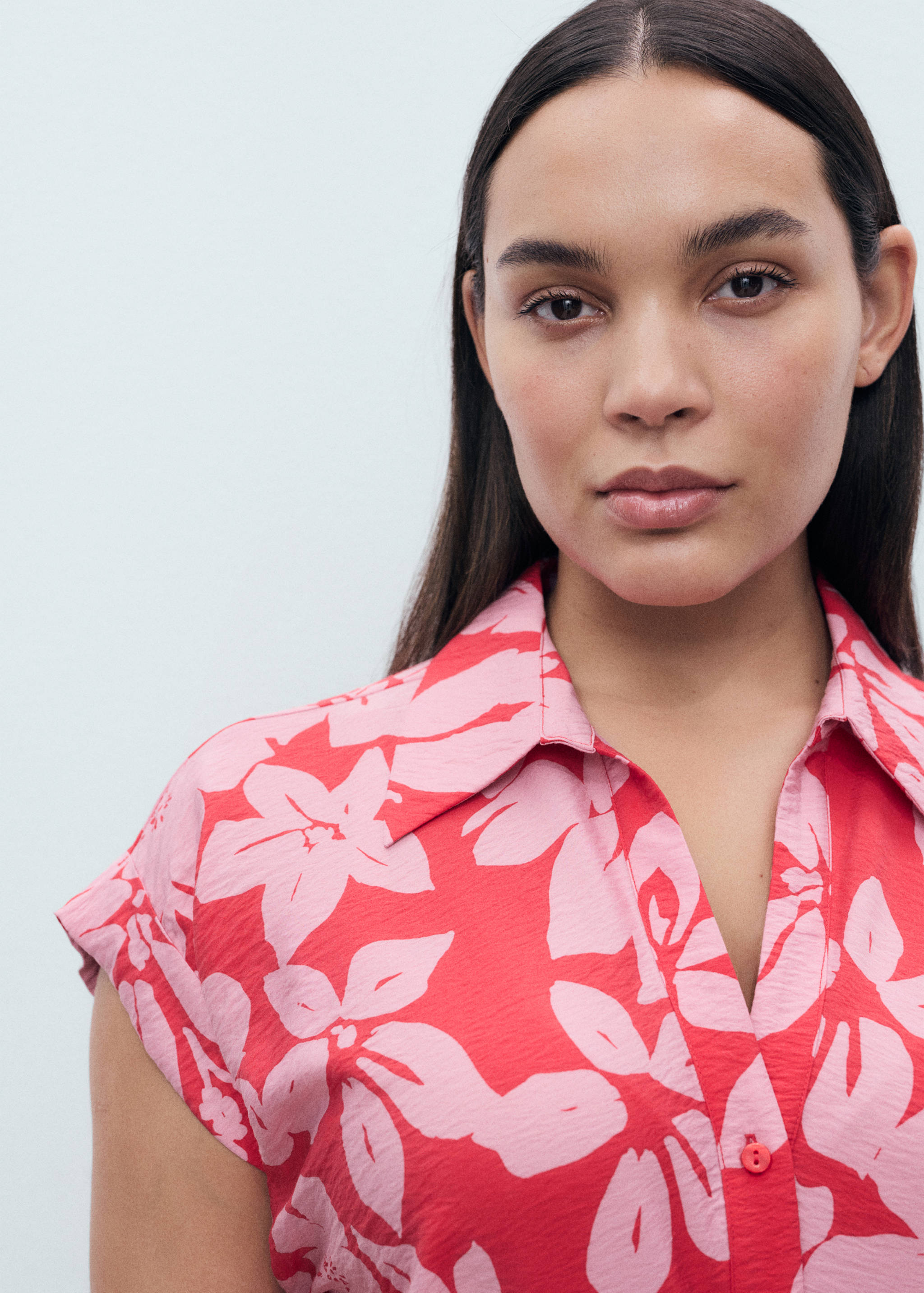 Robe chemisier imprimé floral - Détail de l'article 4