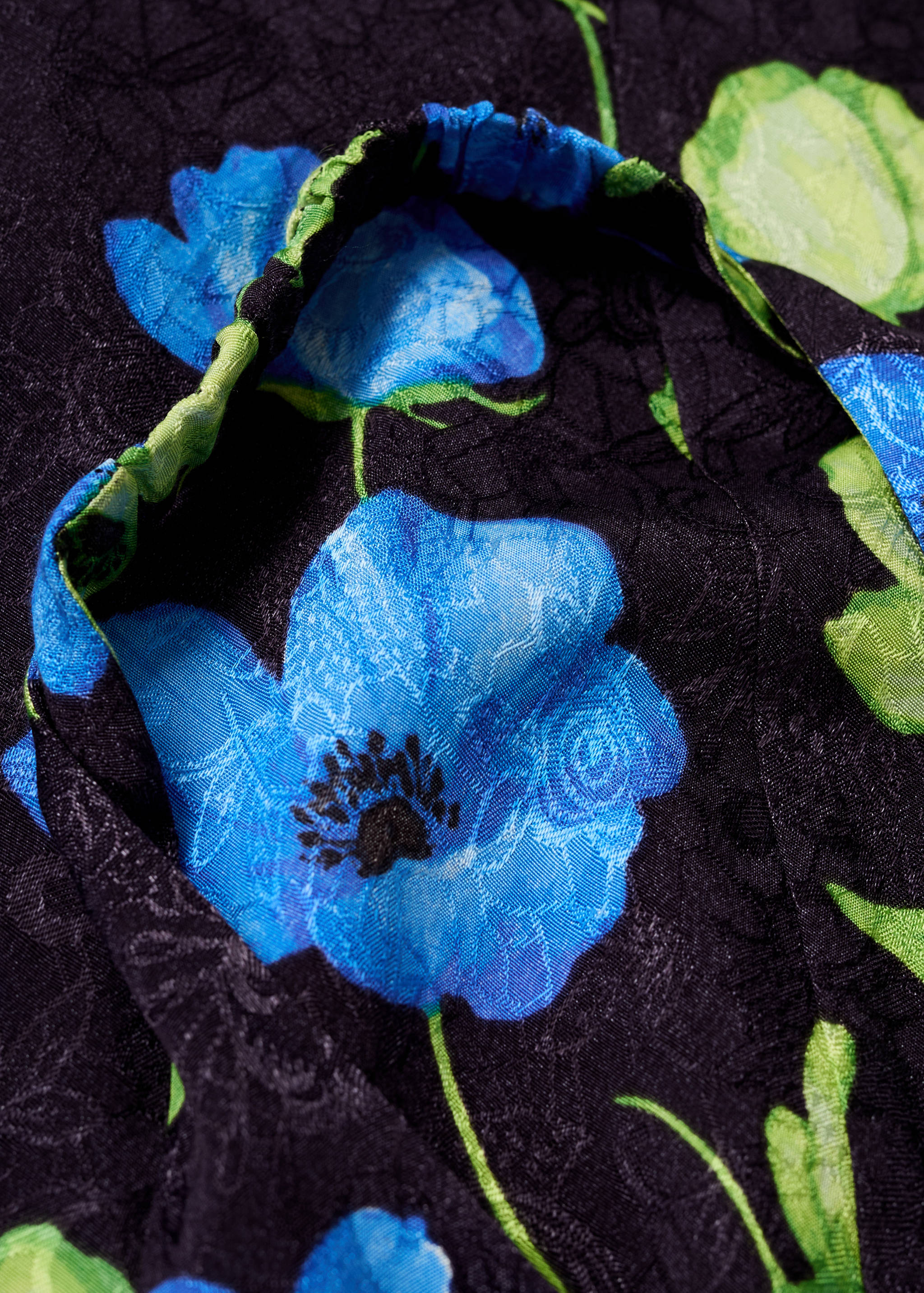 Robe à emmanchures américaines imprimé fleuri - Détail de l'article 8