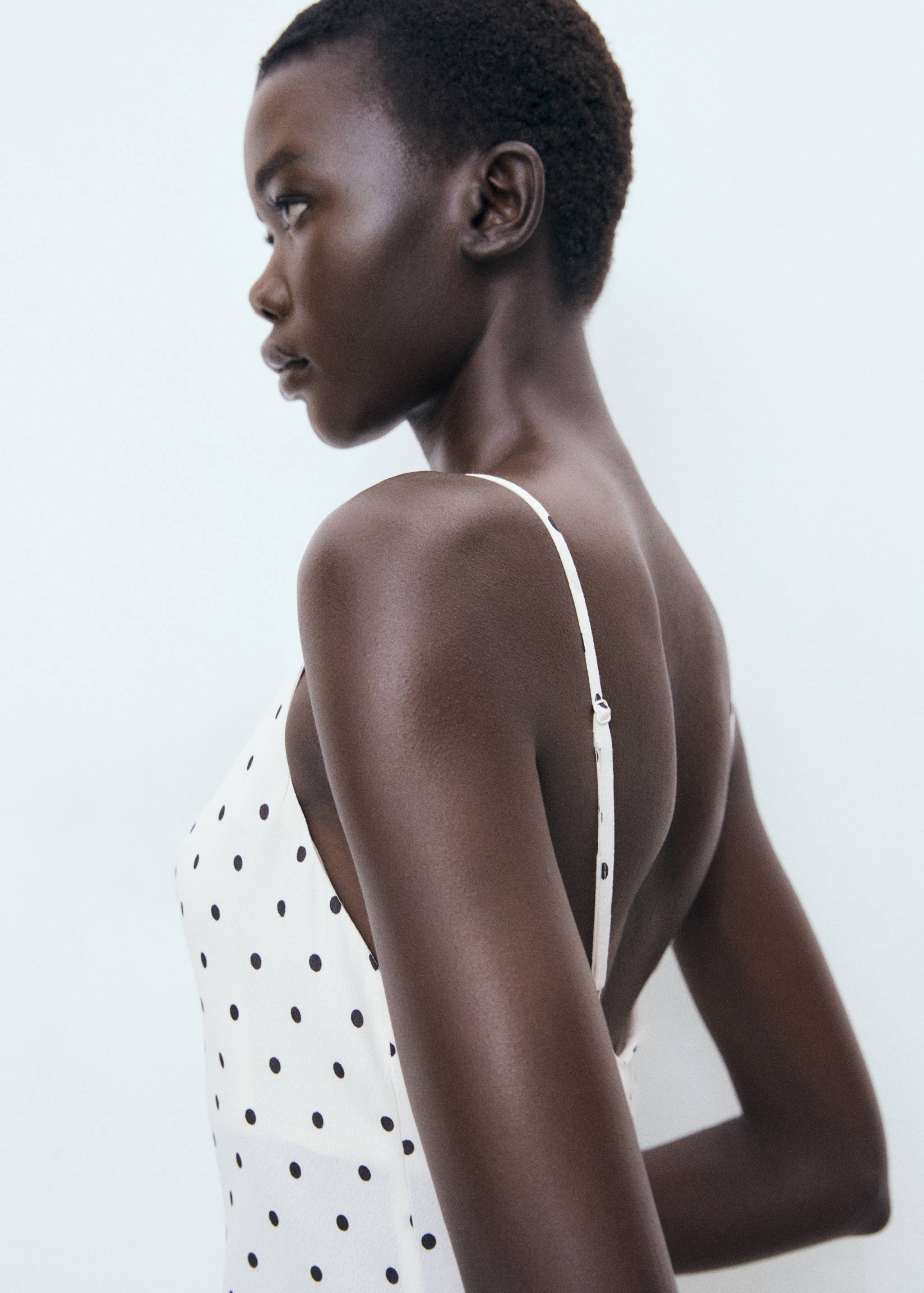 Robe midi encolure drapée - Détail de l'article 6