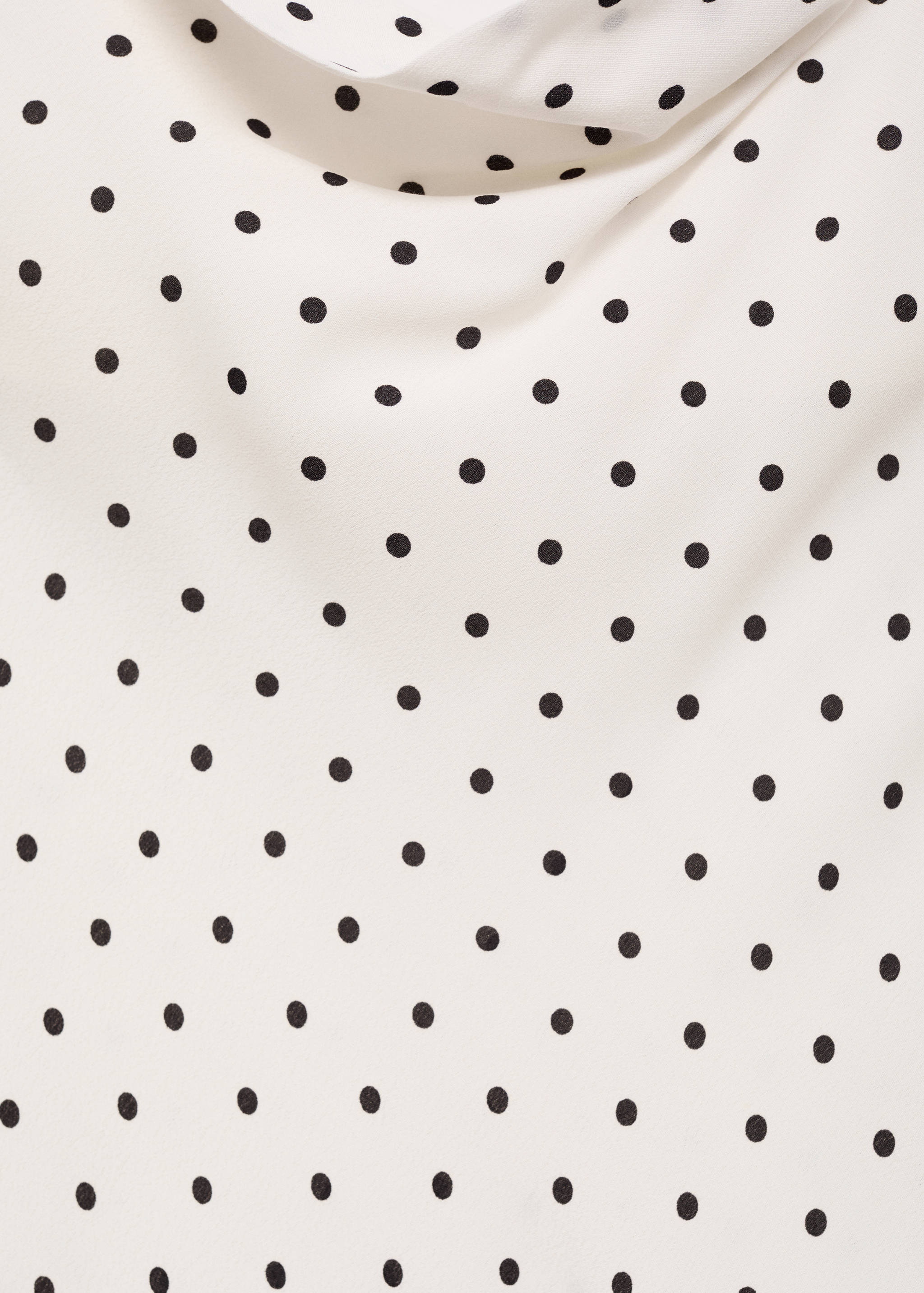 Robe midi encolure drapée - Détail de l'article 0