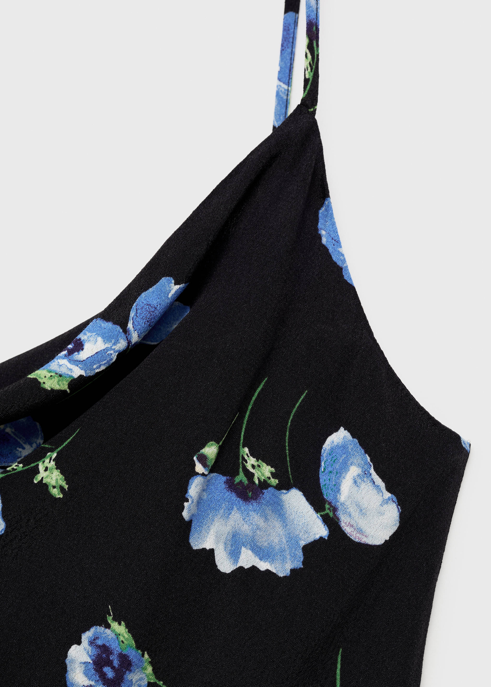 Robe midi encolure drapée - Détail de l'article 0