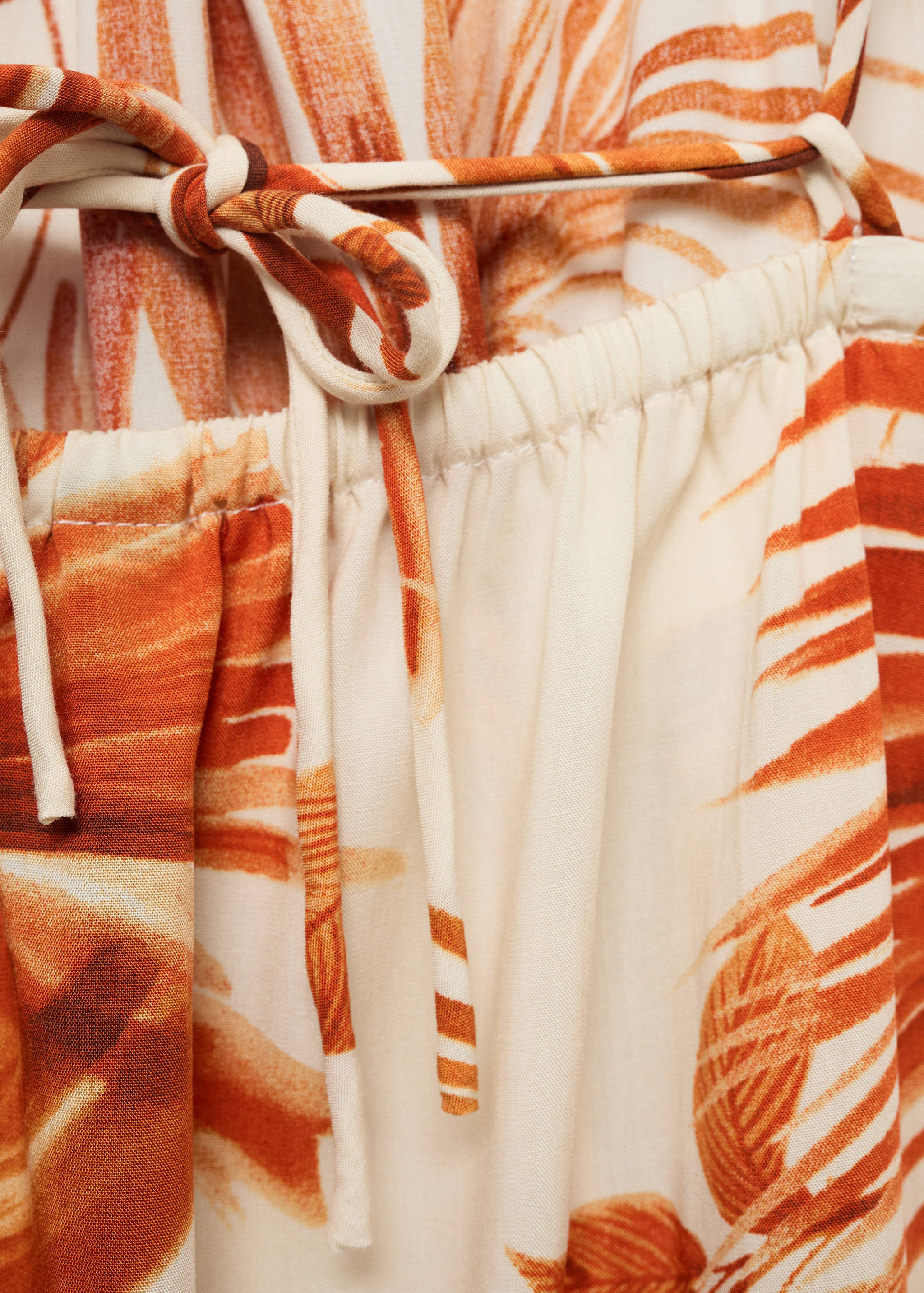 Robe à emmanchures américaines imprimé palmier - Détail de l'article 8