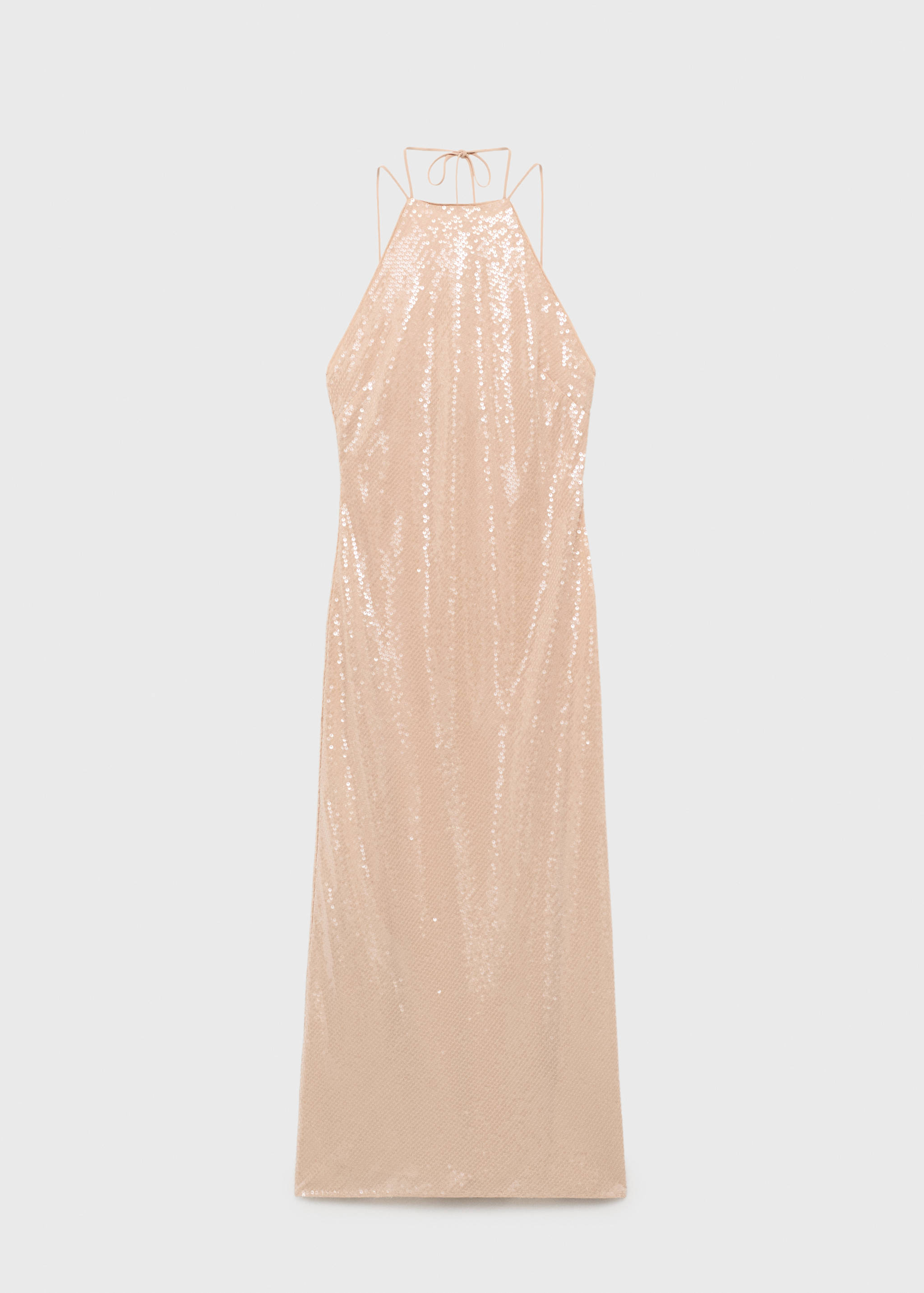 Sequined halter neck dress - Article without model