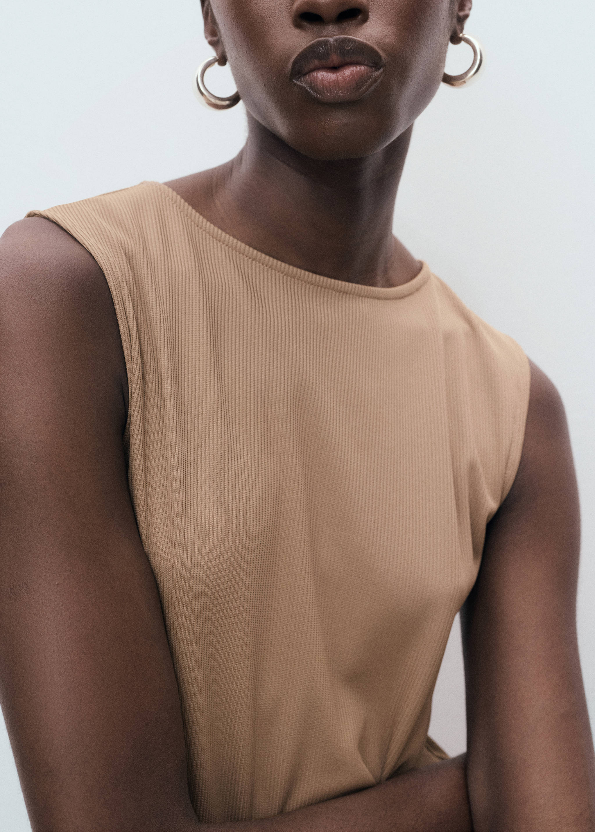 Combined pleated dress - Details of the article 6