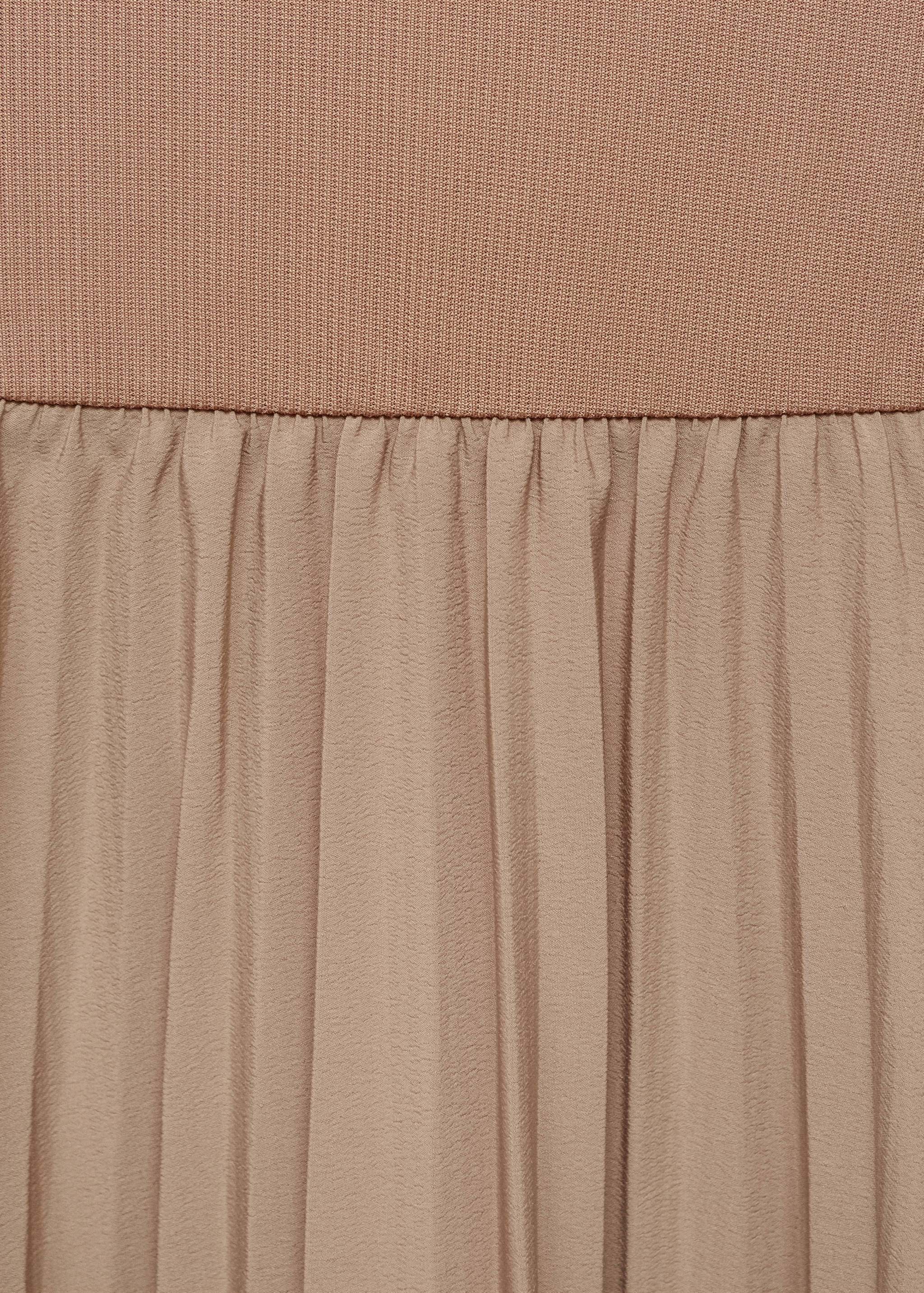 Combined pleated dress - Details of the article 8