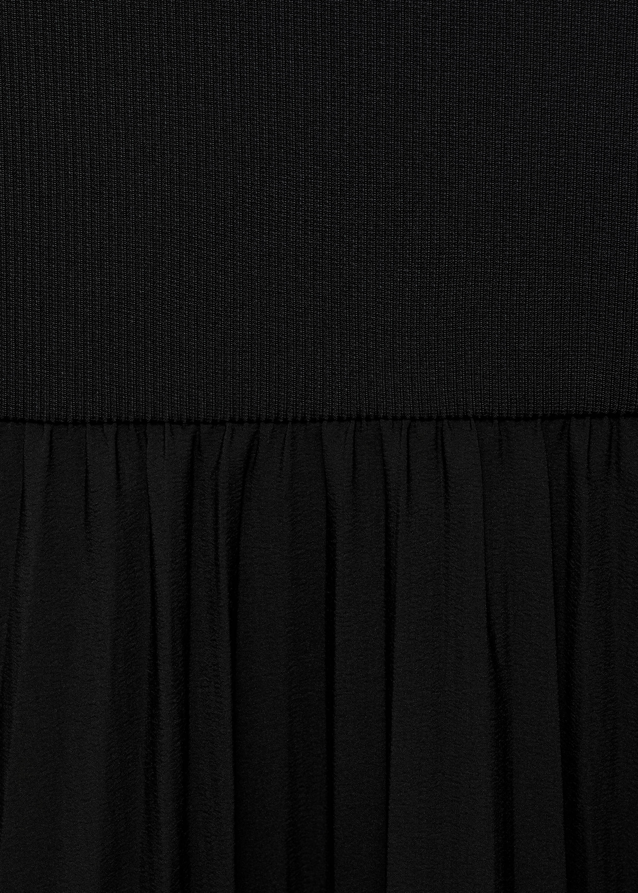 Combined pleated dress - Details of the article 8