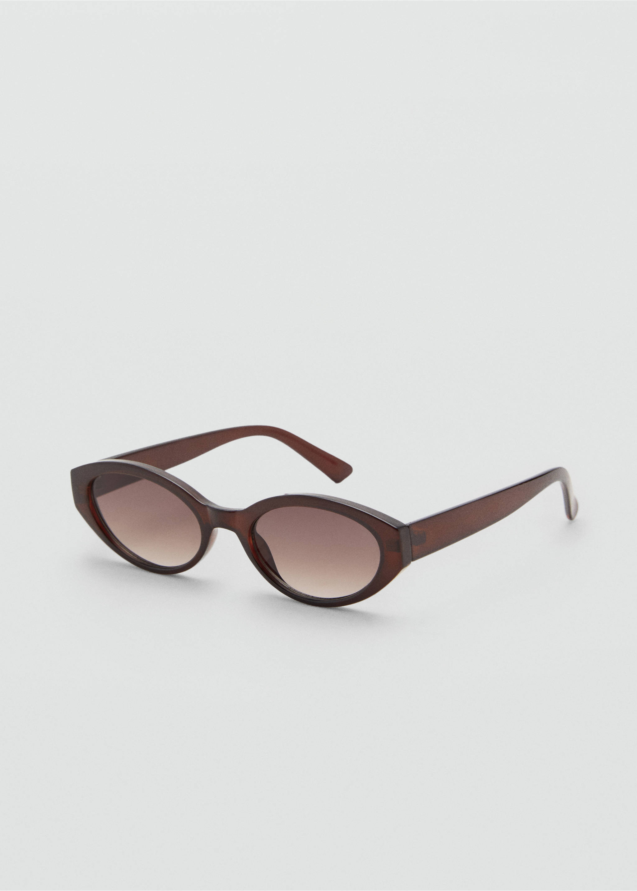Cat-eye sunglasses - Medium plane, Brown. Ref: 17002547-00.