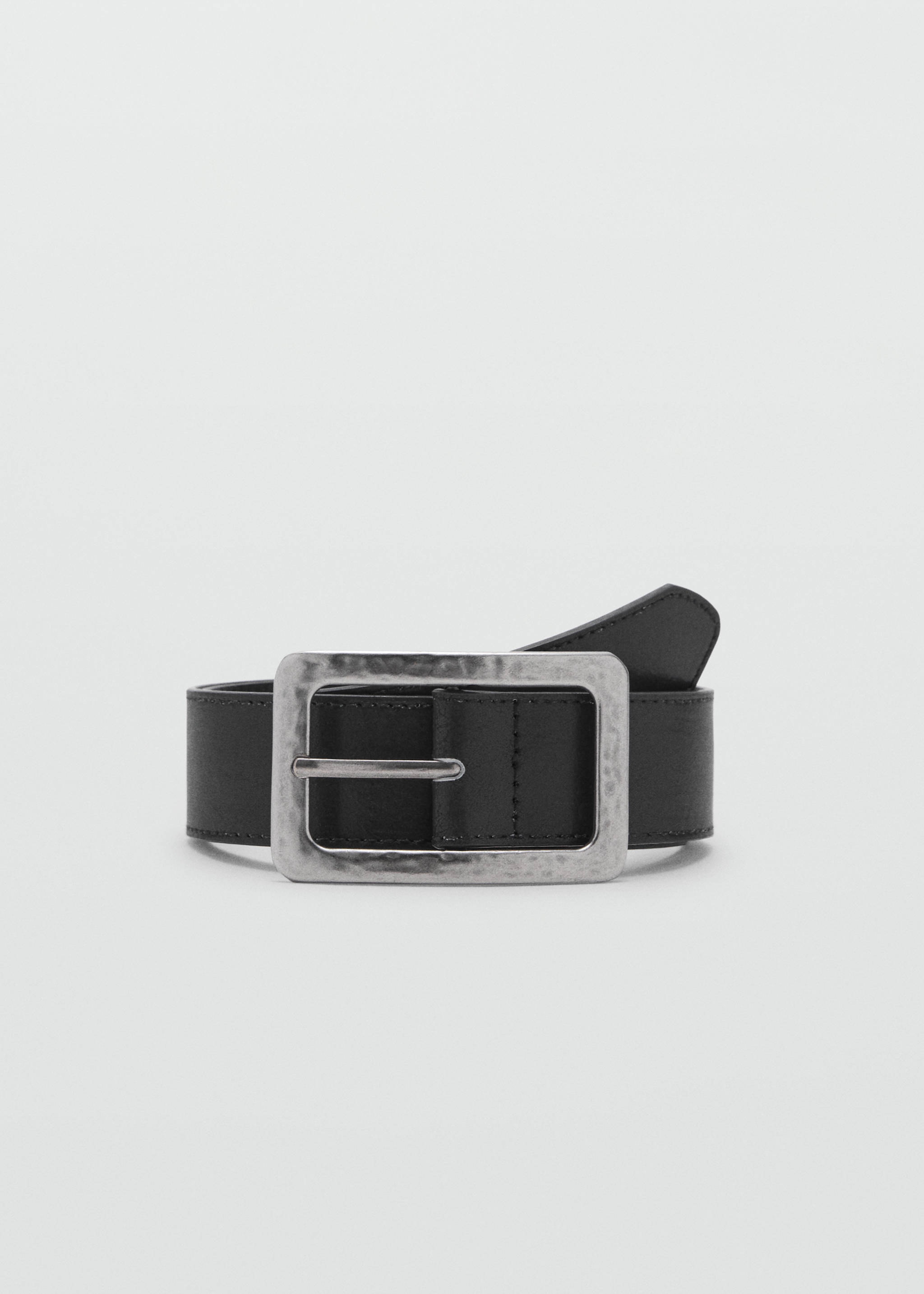 Ceinture boucle carrée texture - Article sans modèle