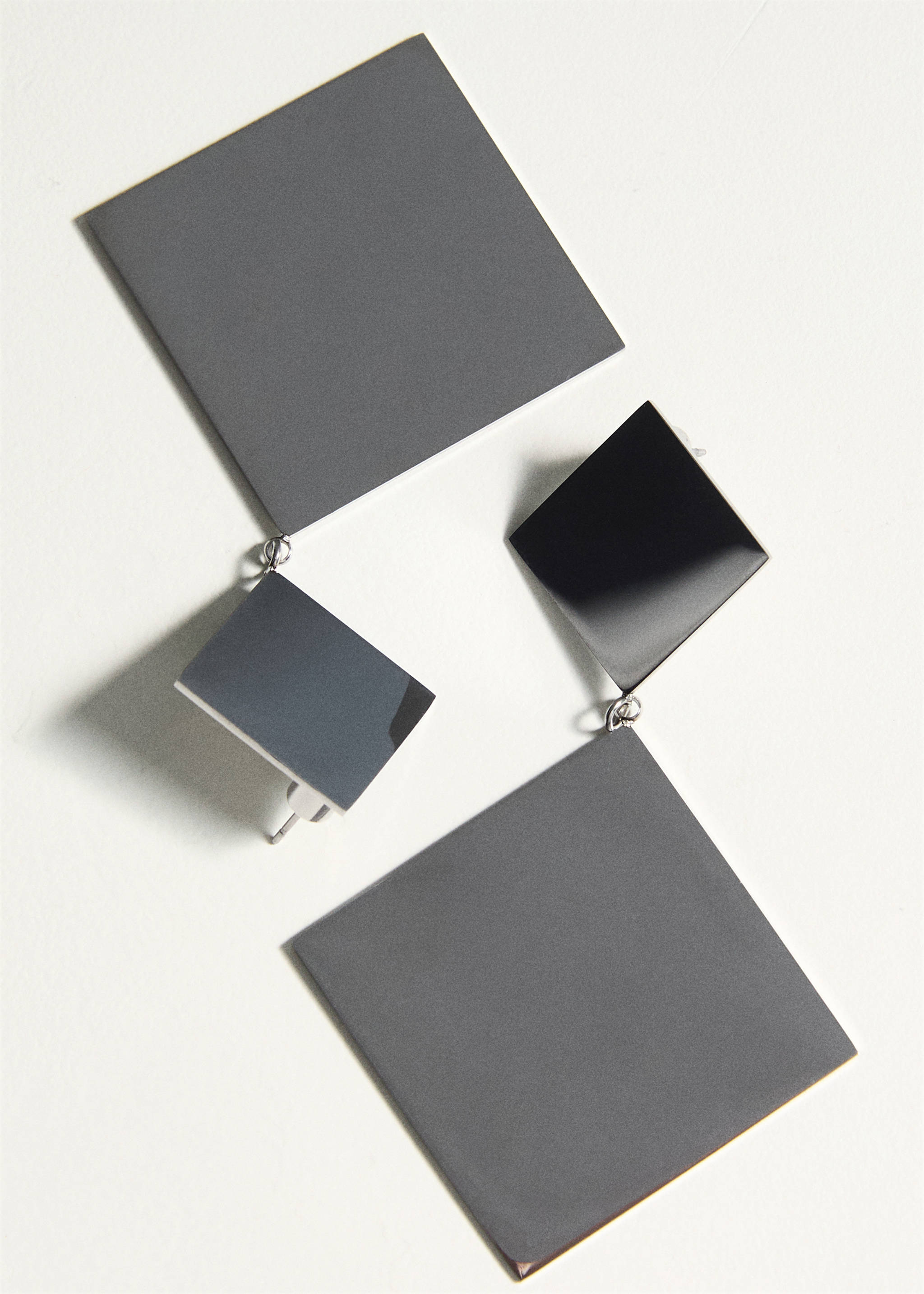 Σκουλαρίκια γεωμετρικά κρεμαστά - Λεπτομέρεια του προϊόντος 5