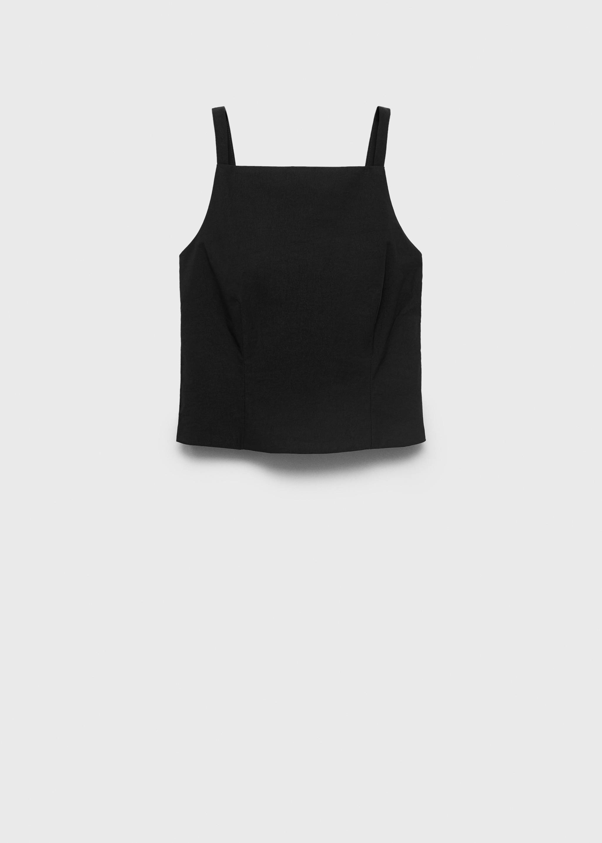 Top with bows on the back - Article without model