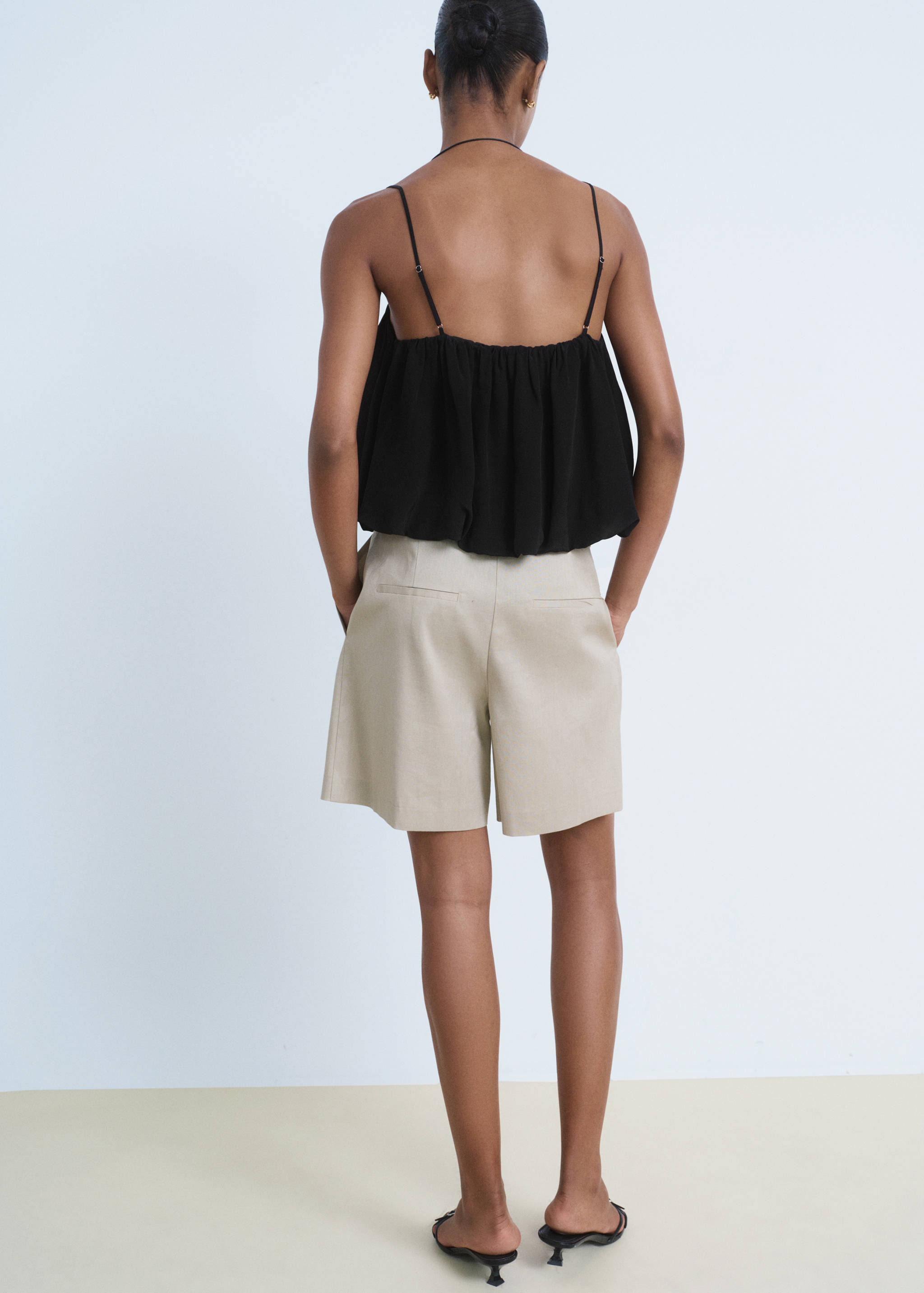 Balloon crop top - Reverse of the article