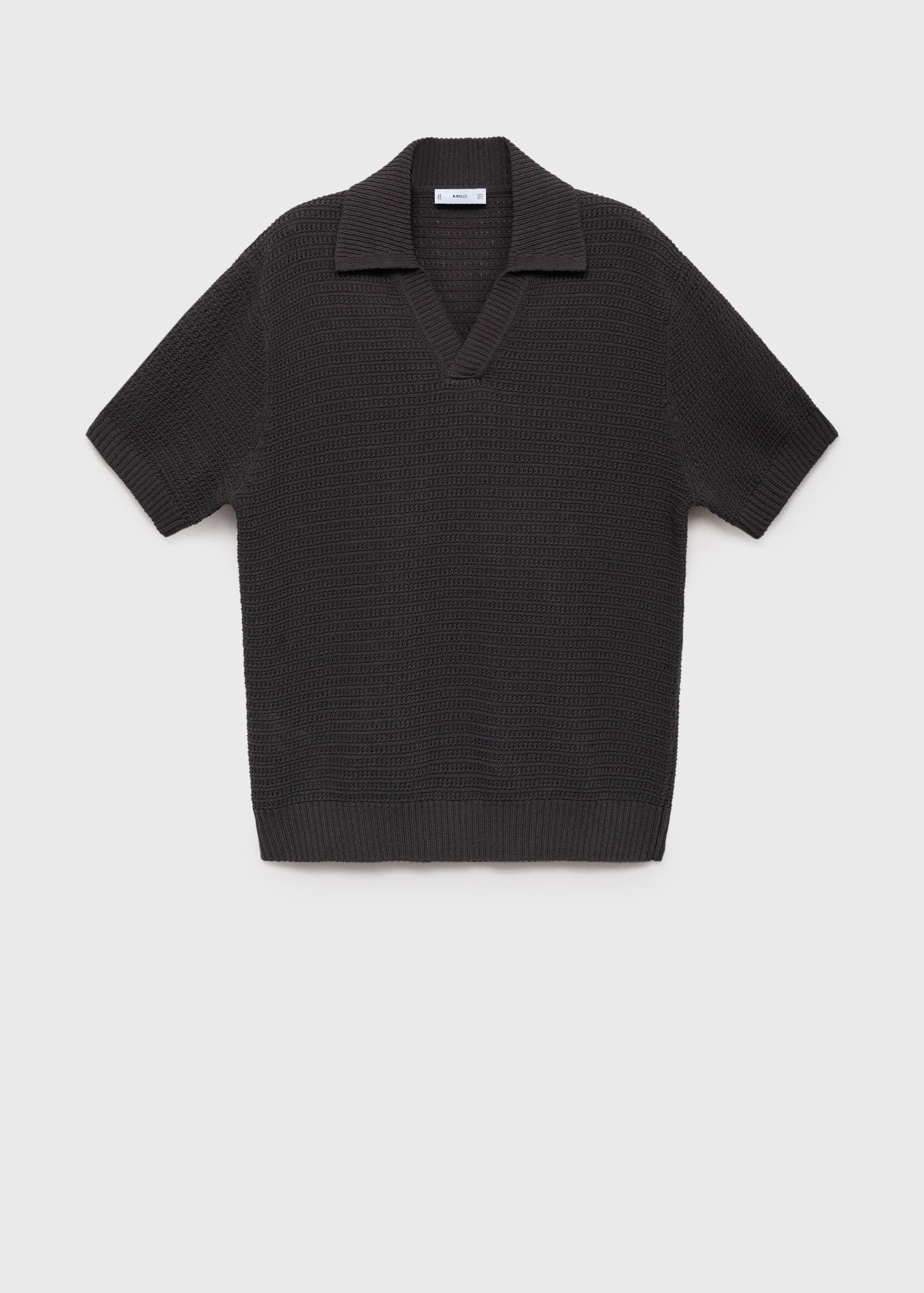 Polo coton en crochet - Article sans modèle