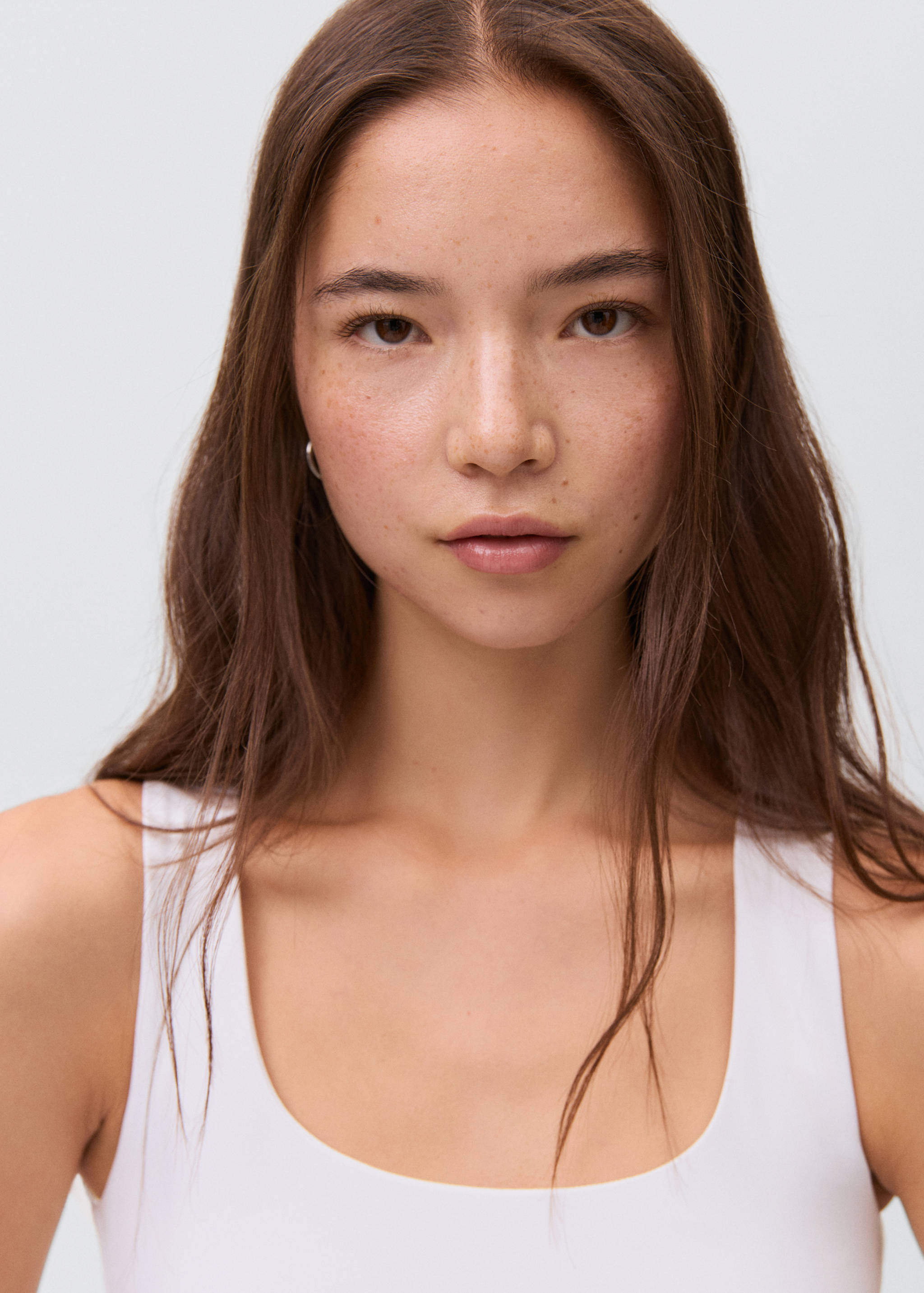 Plain strapless top - Details of the article 1