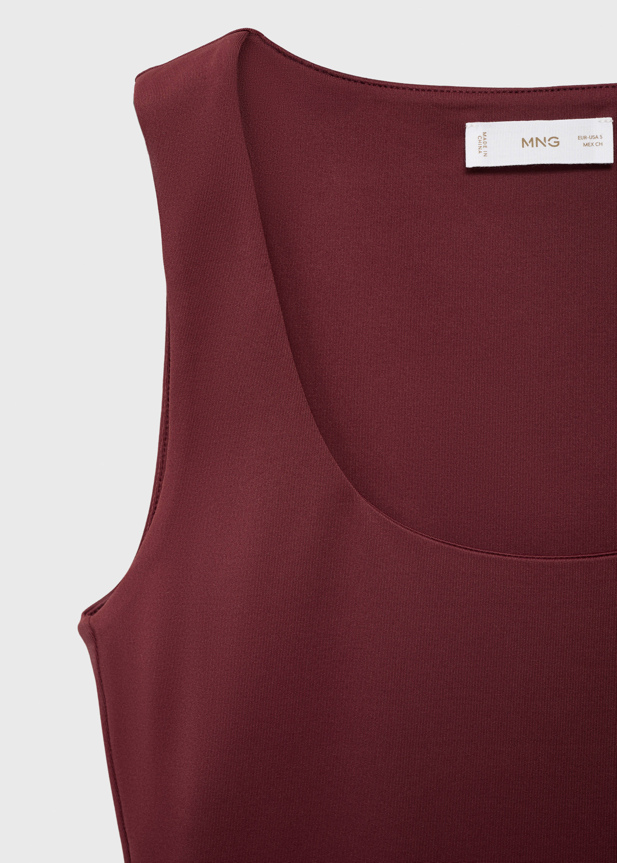 Plain strapless top - Details of the article 0