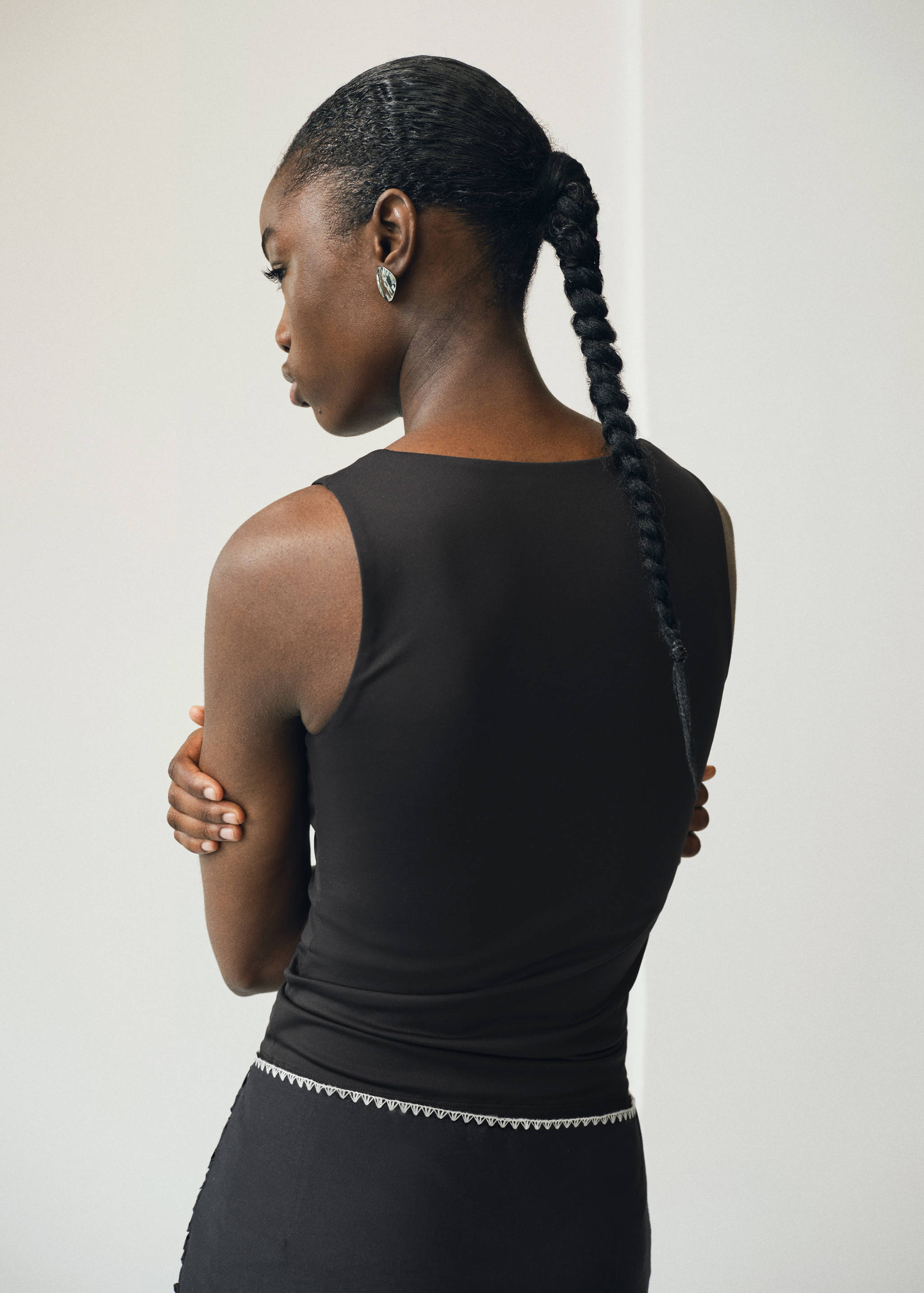 Egyszínű spagettipántos top - A termék adatai 6