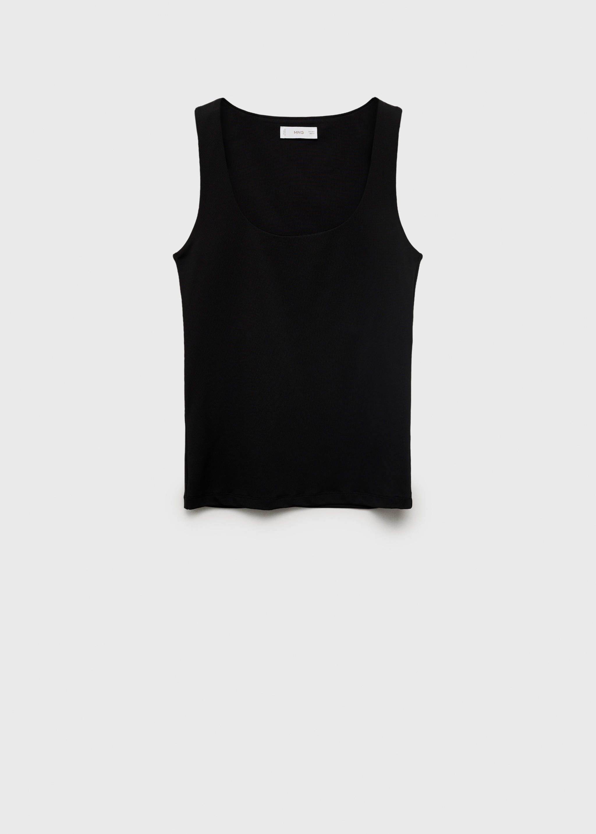 Egyszínű spagettipántos top - Termék modell nélkül