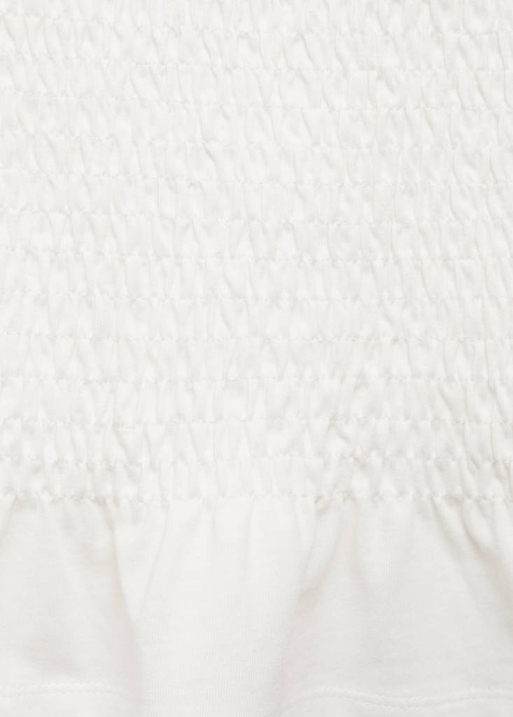 Ruffled top — Off White