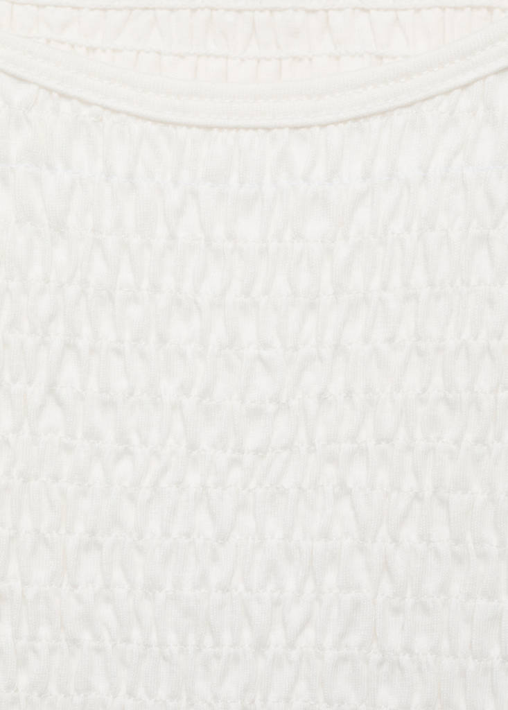 Ruffled top — Off White