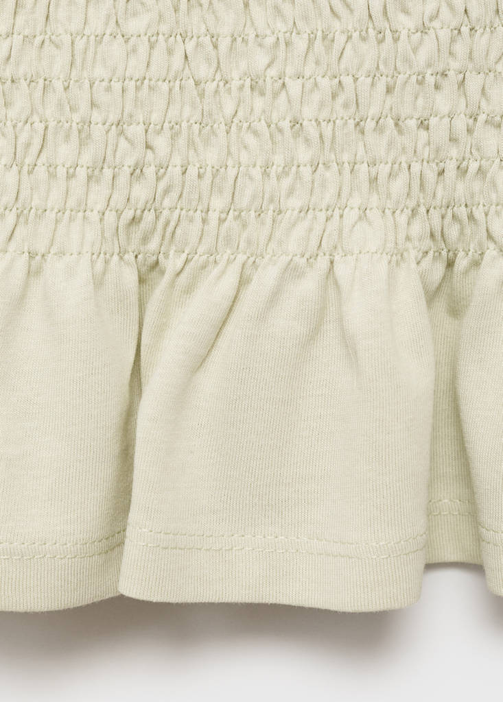Ruffled top — Pastel Green