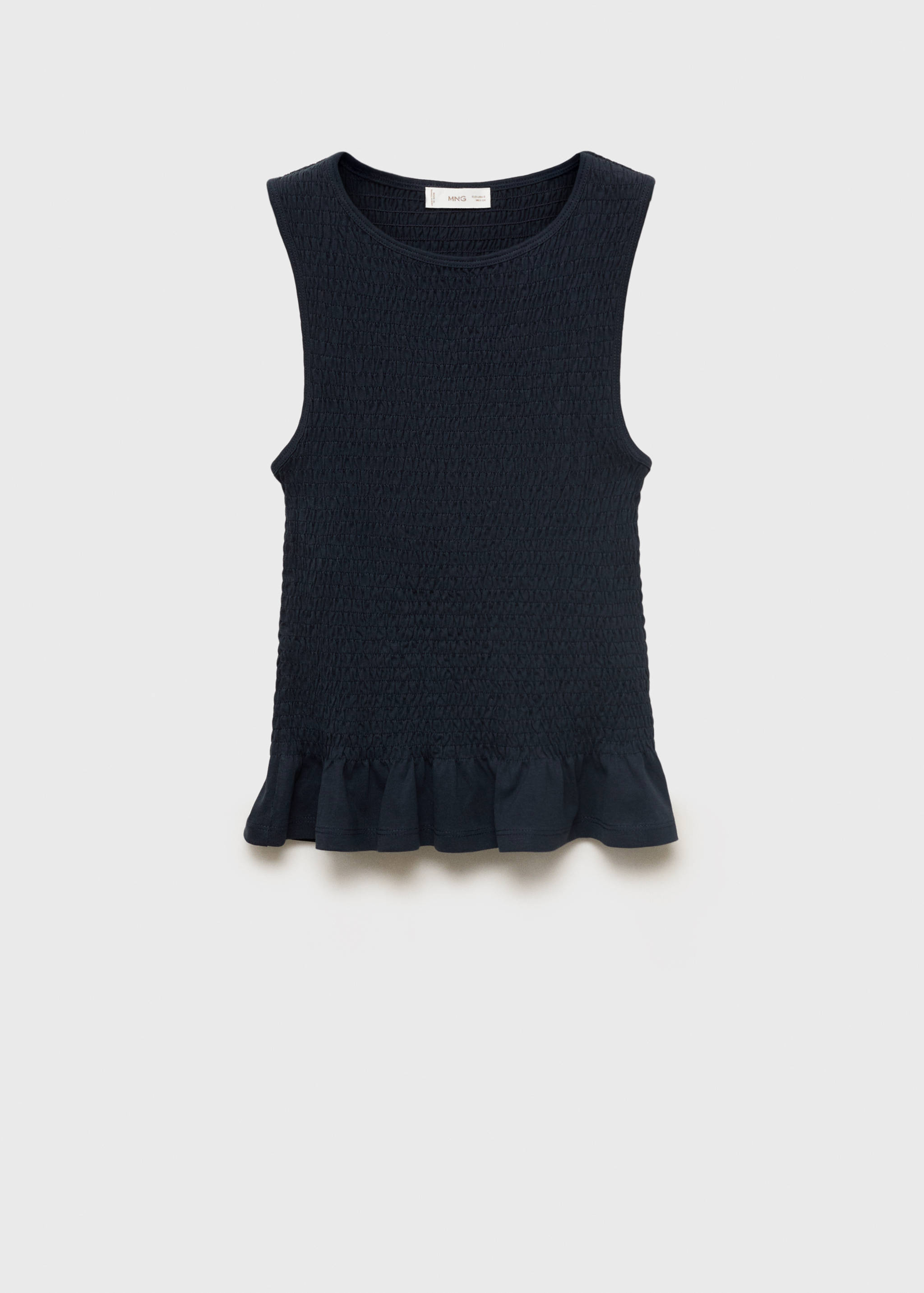 Top fruncido volante - Artículo sin modelo