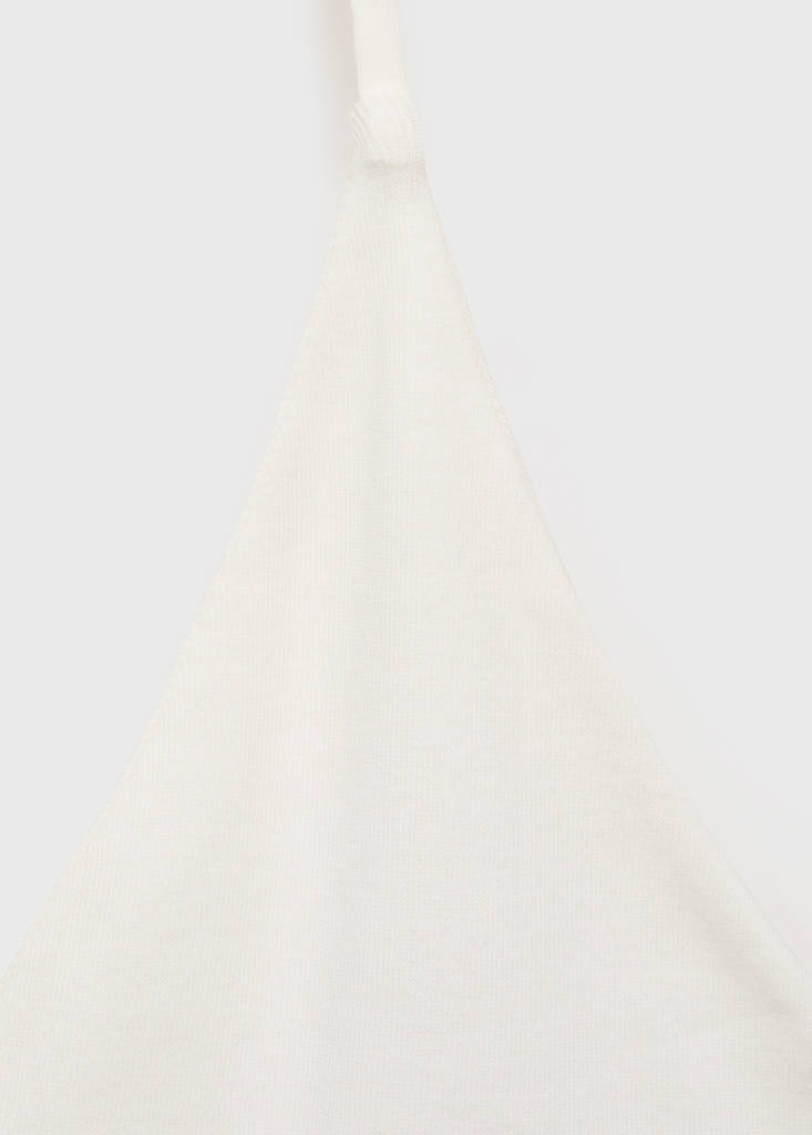 Open-back cotton top — Off White