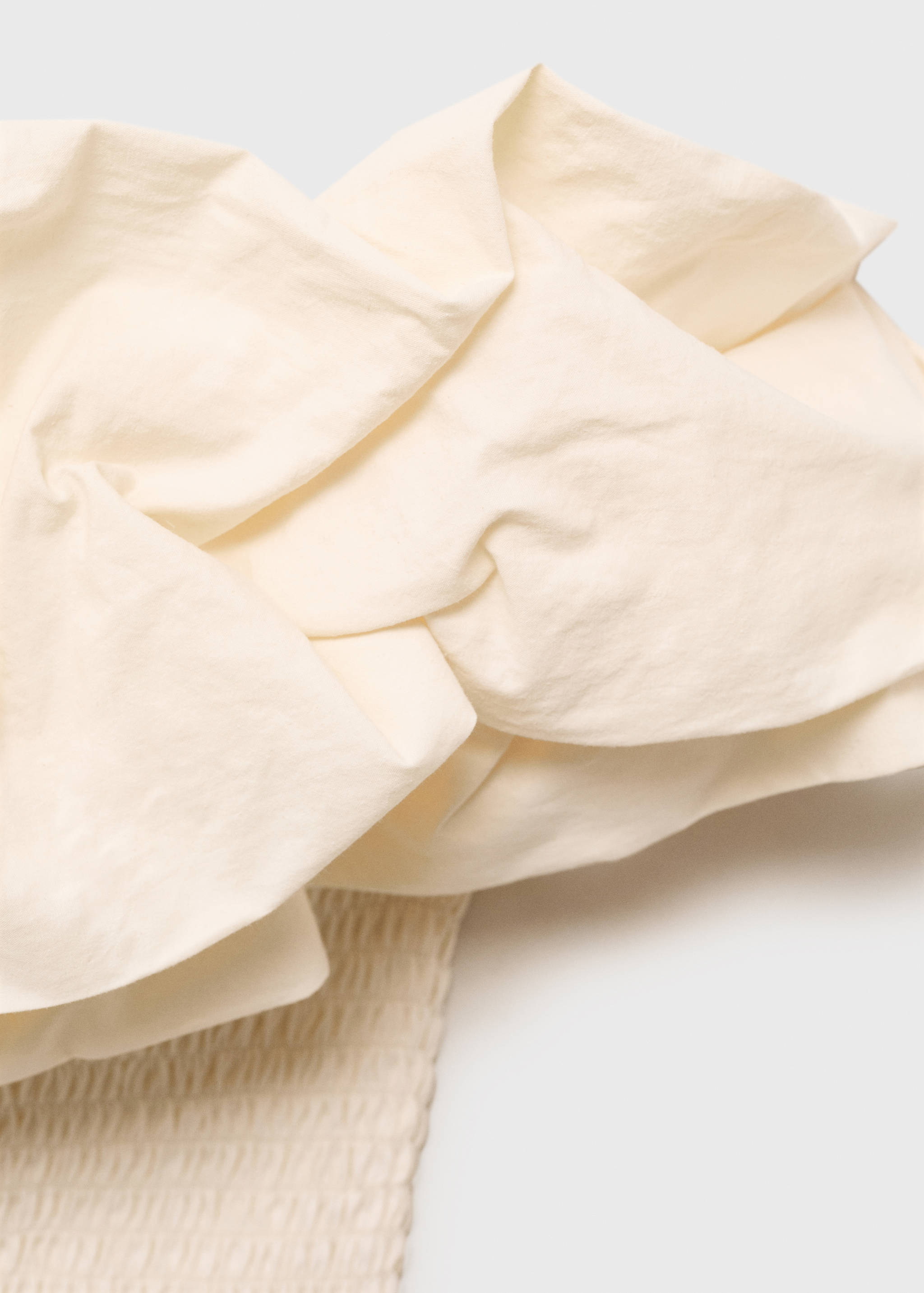 Strapless top with ruffles - Details of the article 0