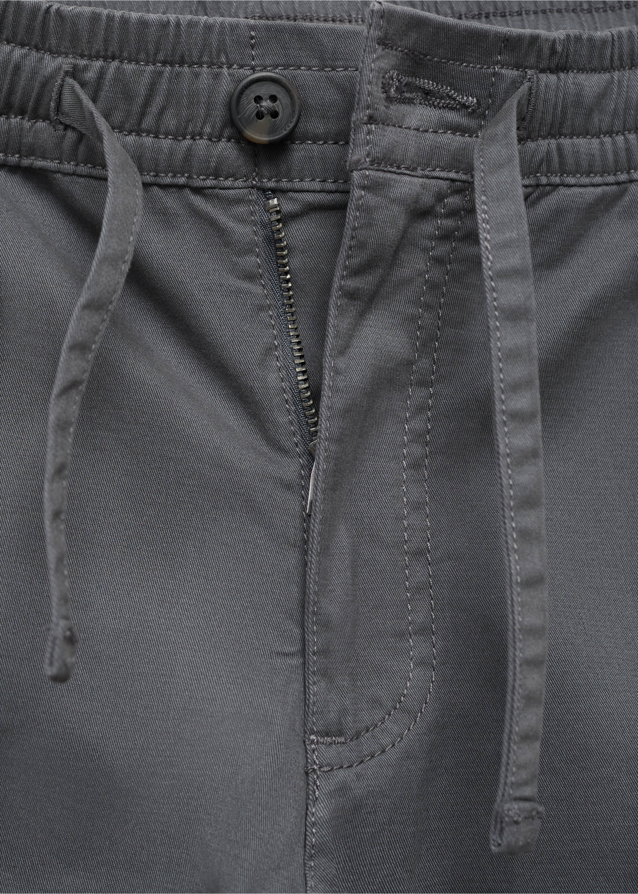 Joggers cargo cordón - Detalle del artículo 8, Gris antracita. Ref: 17002915-00.