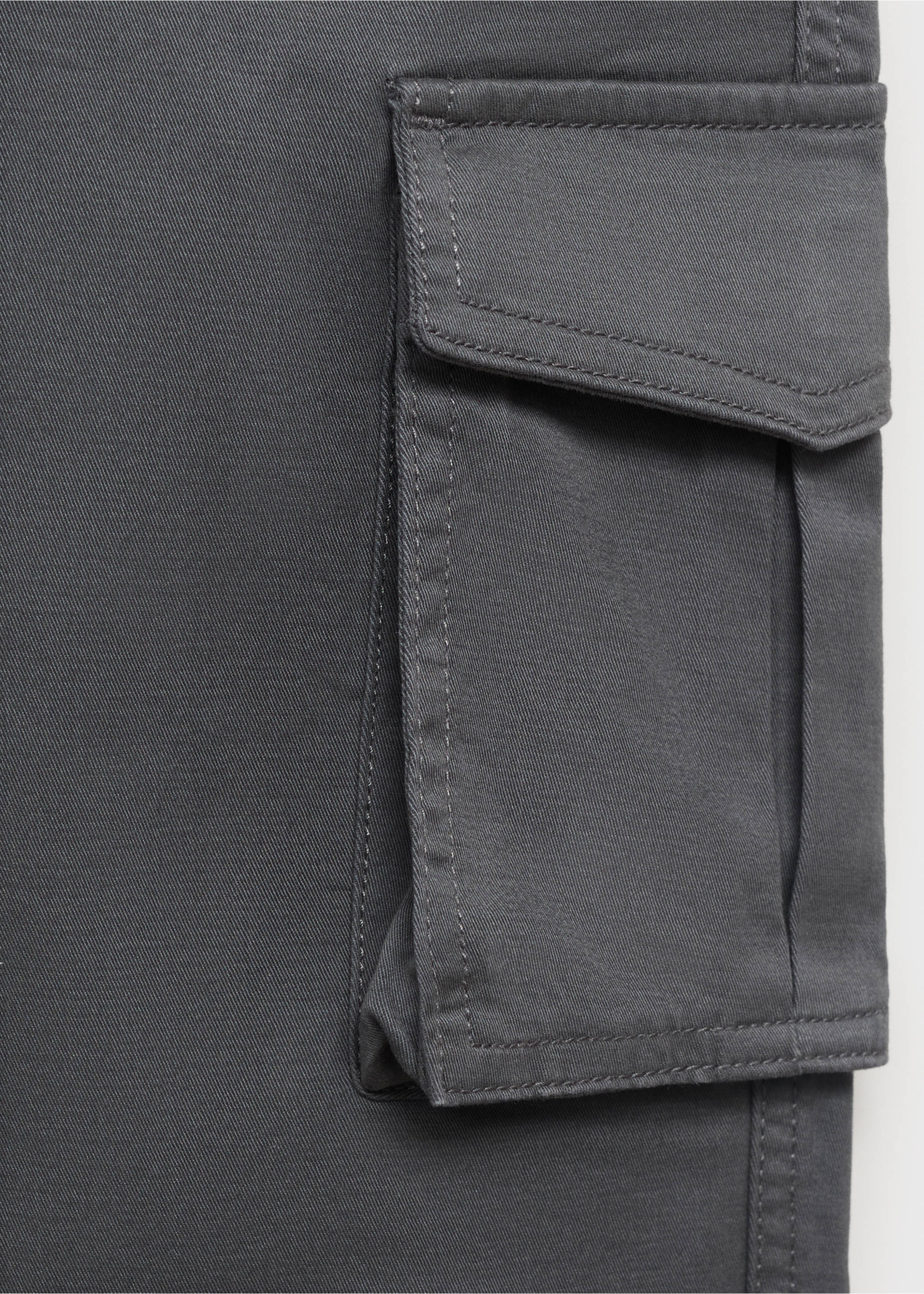 Joggers cargo cordón - Detalle del artículo 0, Gris antracita. Ref: 17002915-00.