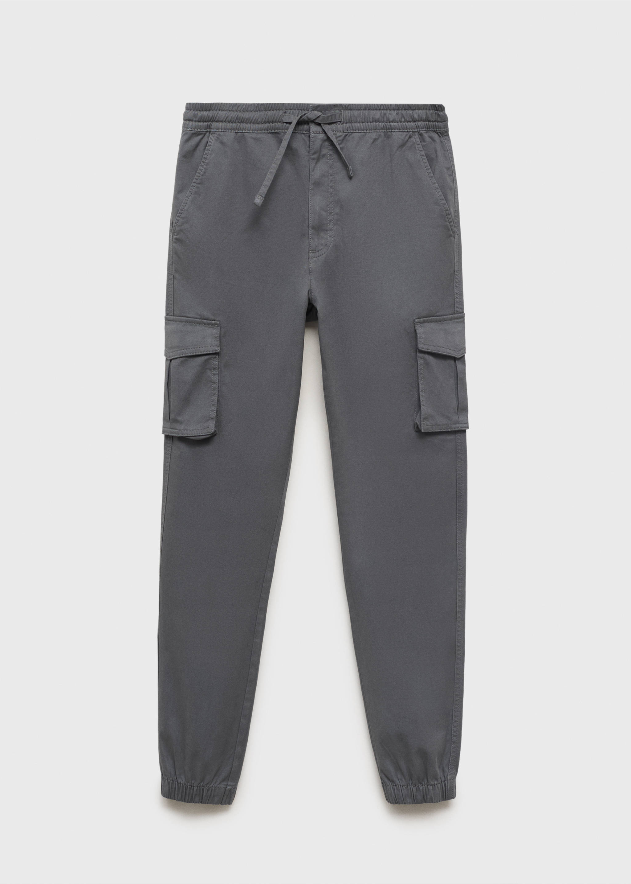 Jogger cargo cordon - Article sans modèle, Gris anthracite. Ref: 17002915-00.