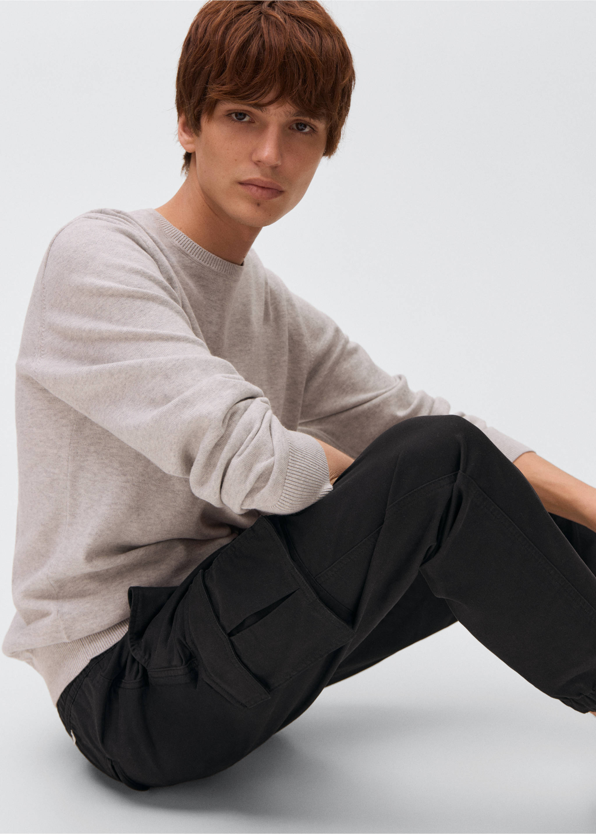 Joggers cargo cordón - Detalle del artículo 6, Negro. Ref: 17002916-00.