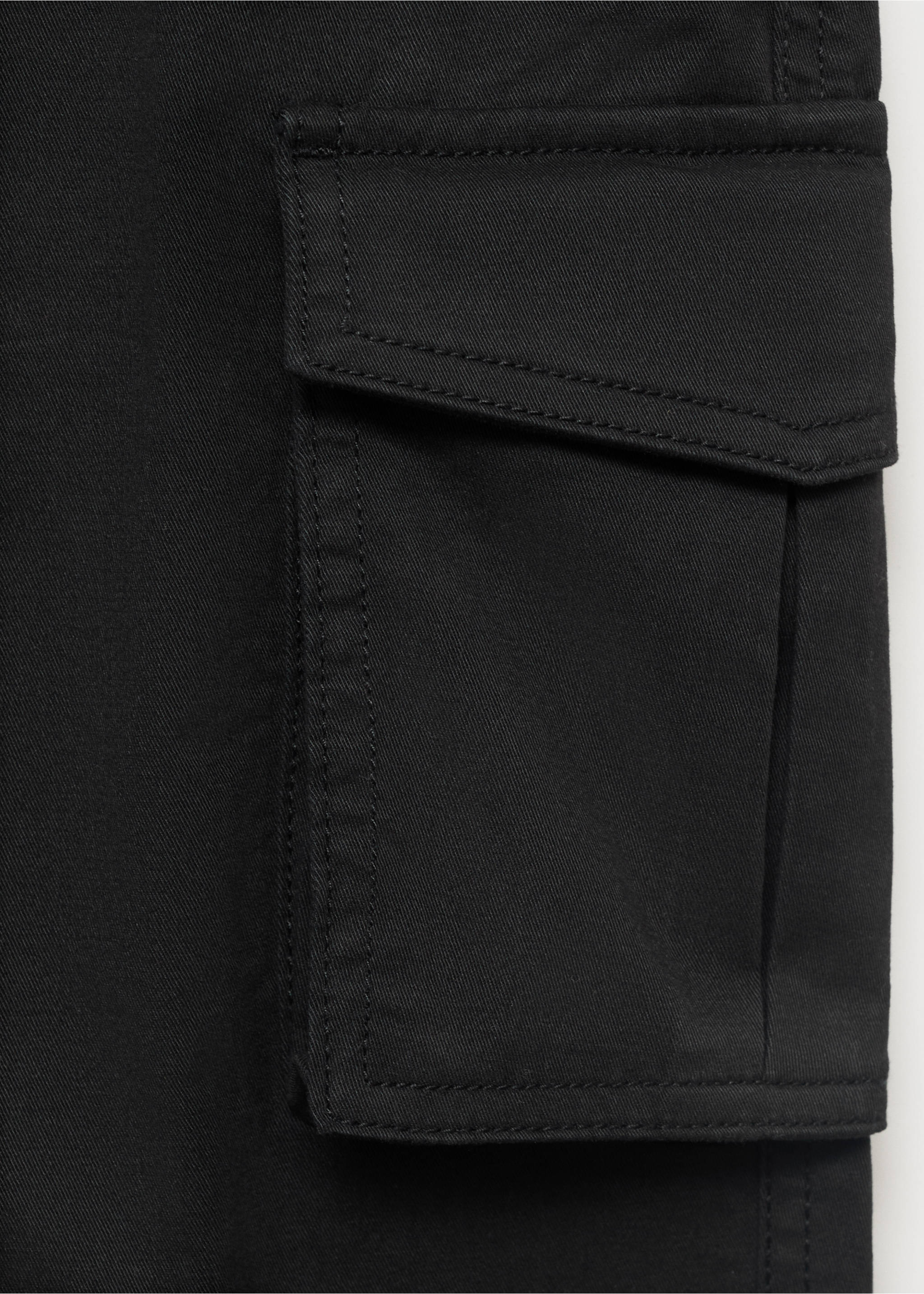 Joggers cargo cordón - Detalle del artículo 0, Negro. Ref: 17002916-00.