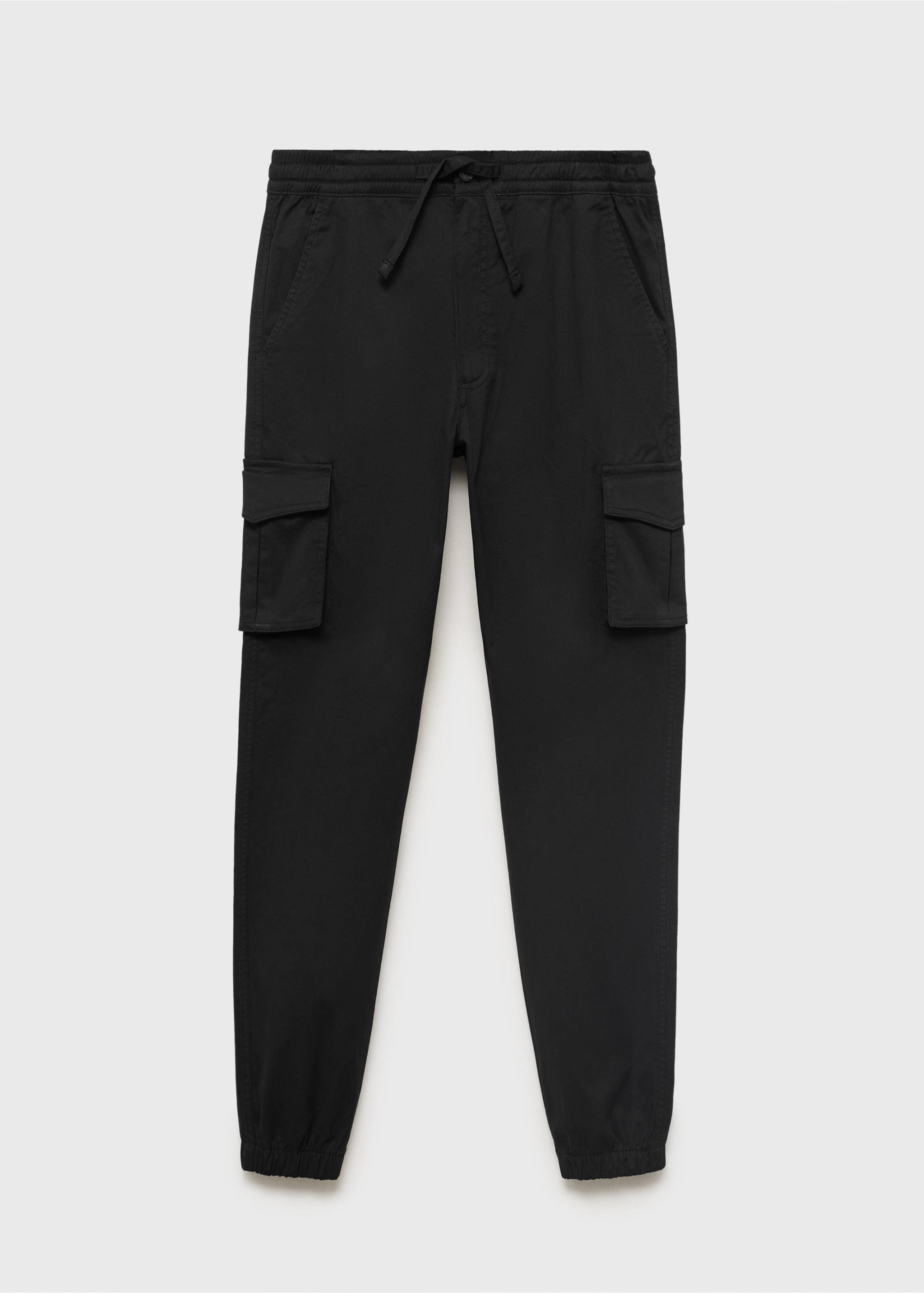 Jogger cargo cordon - Article sans modèle, Noir. Ref: 17002916-00.